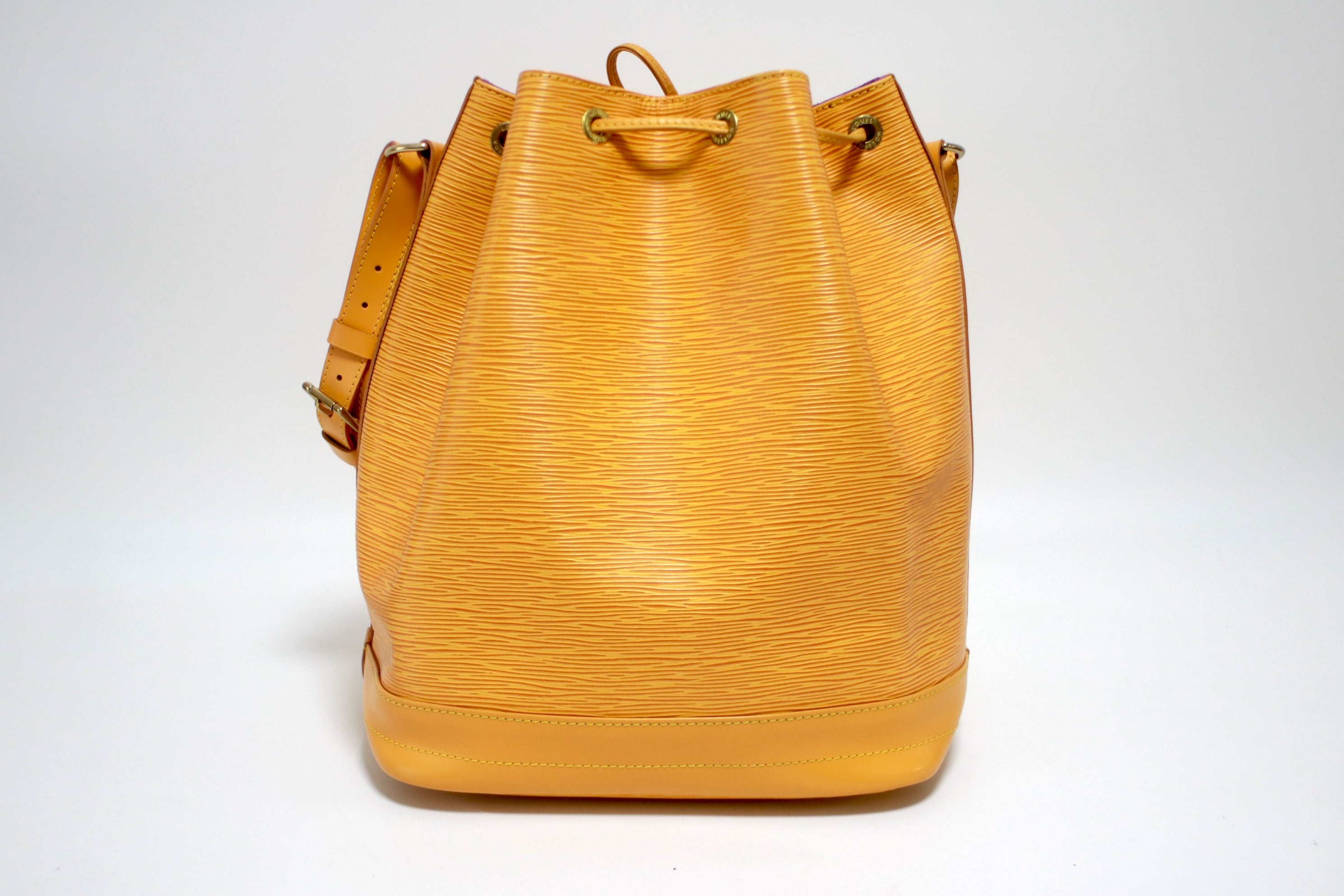 Louis Vuitton Noe GM Epi Yellow Shoulder Bag Used