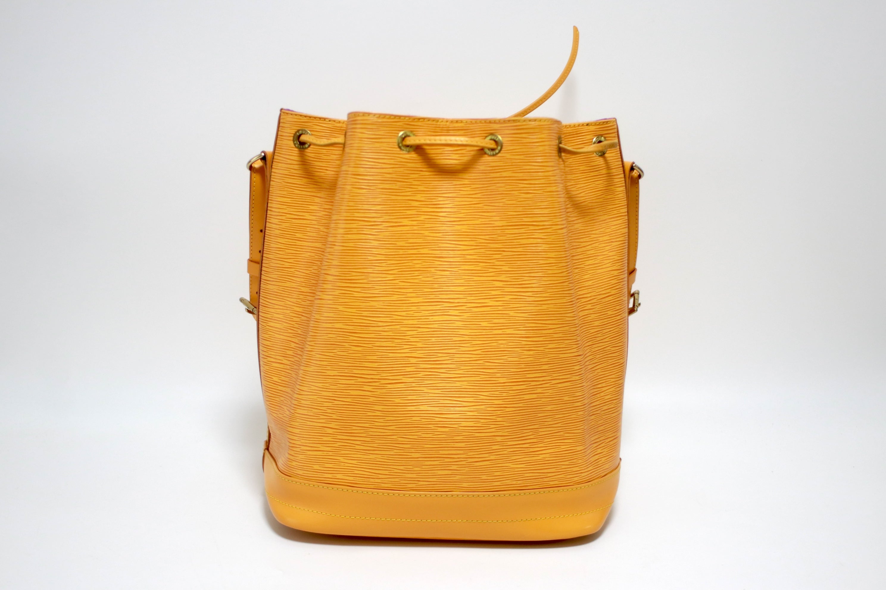 Louis Vuitton Noe GM Epi Yellow Shoulder Bag Used