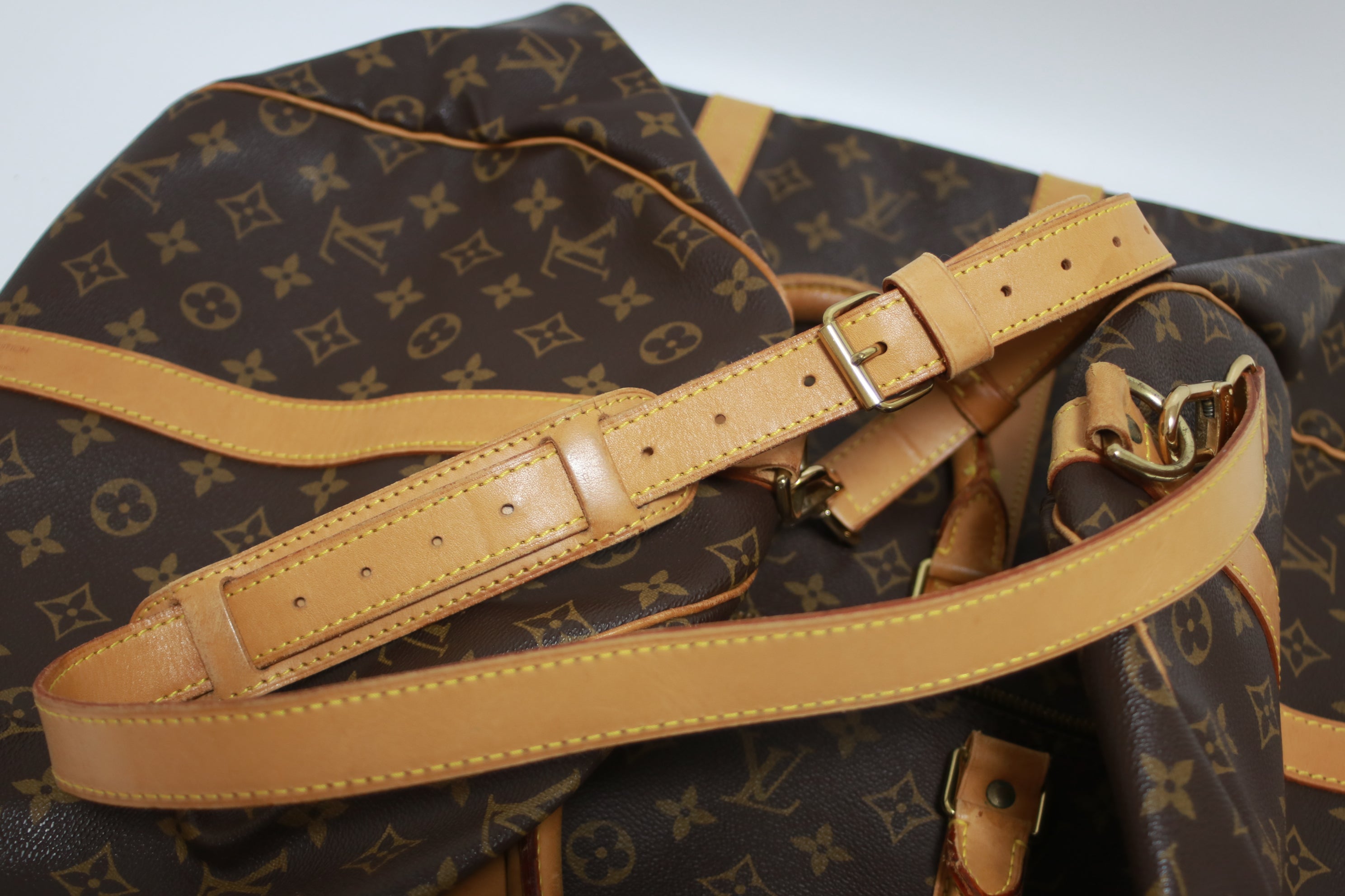 Louis Vuitton Keepall 55 Bandouliere Used (7494)