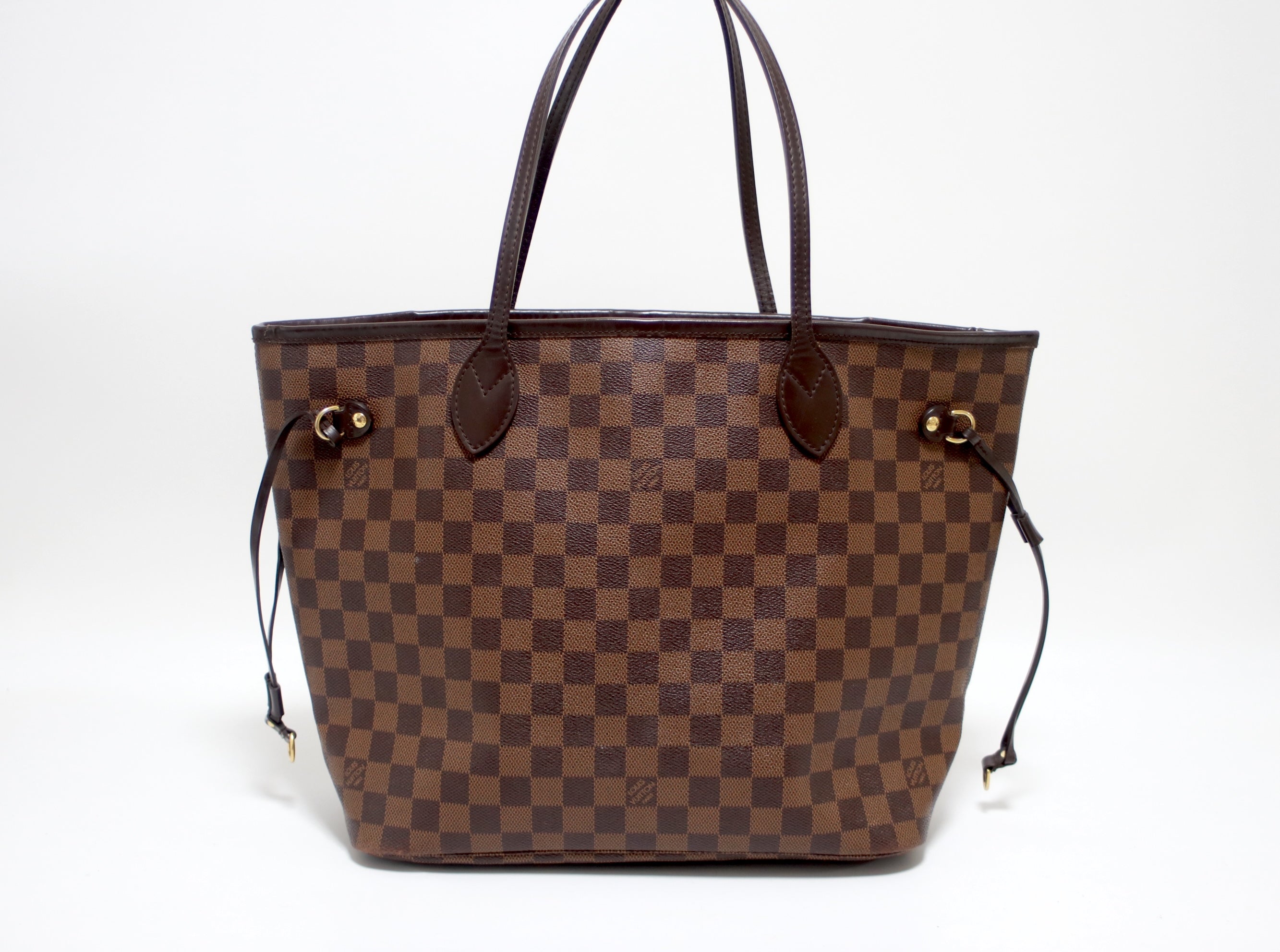 Louis Vuitton Neverfull MM Shoulder Tote Bag Used (8725)