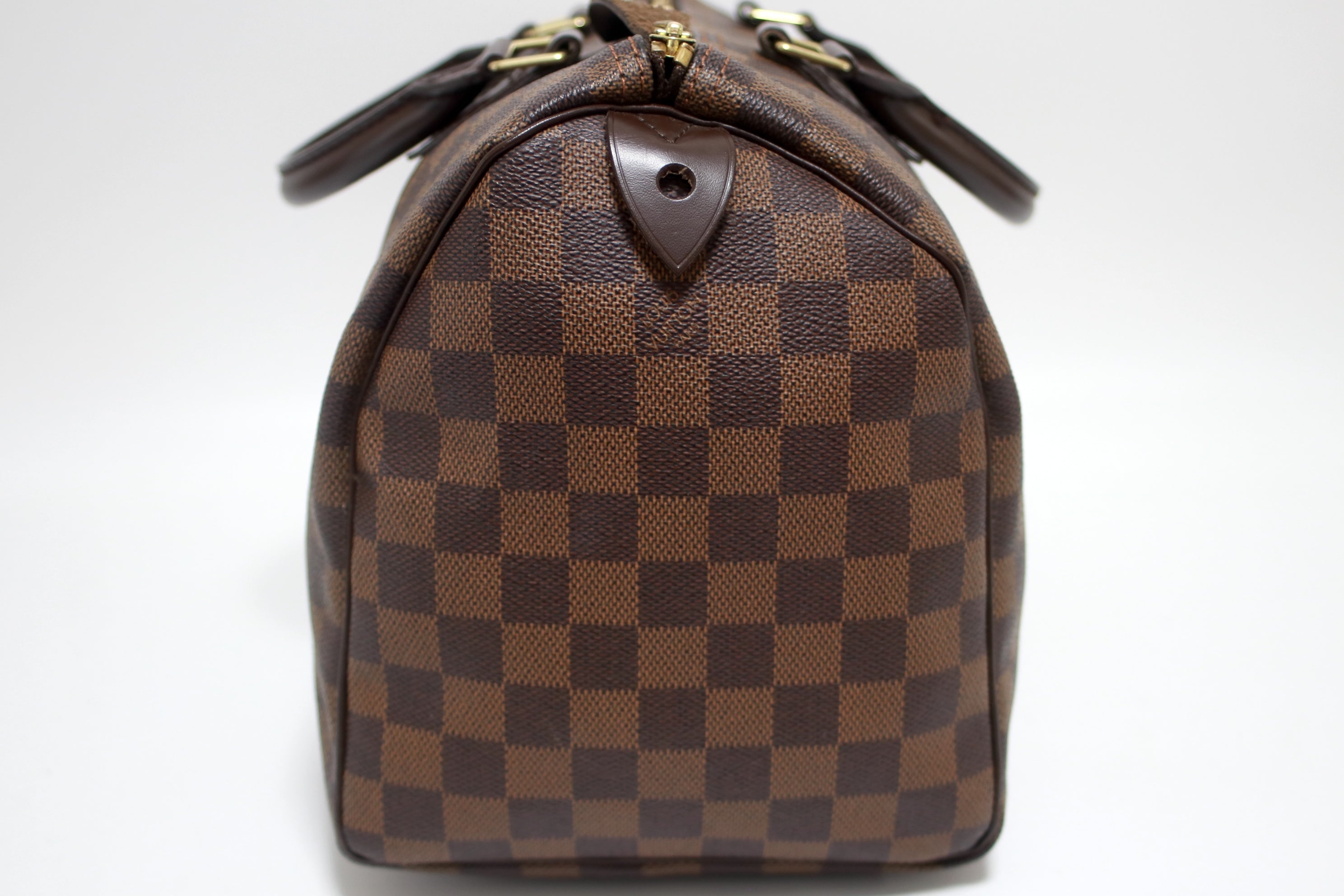 Louis Vuitton Speedy 30 Damier Ebene Handbag Used