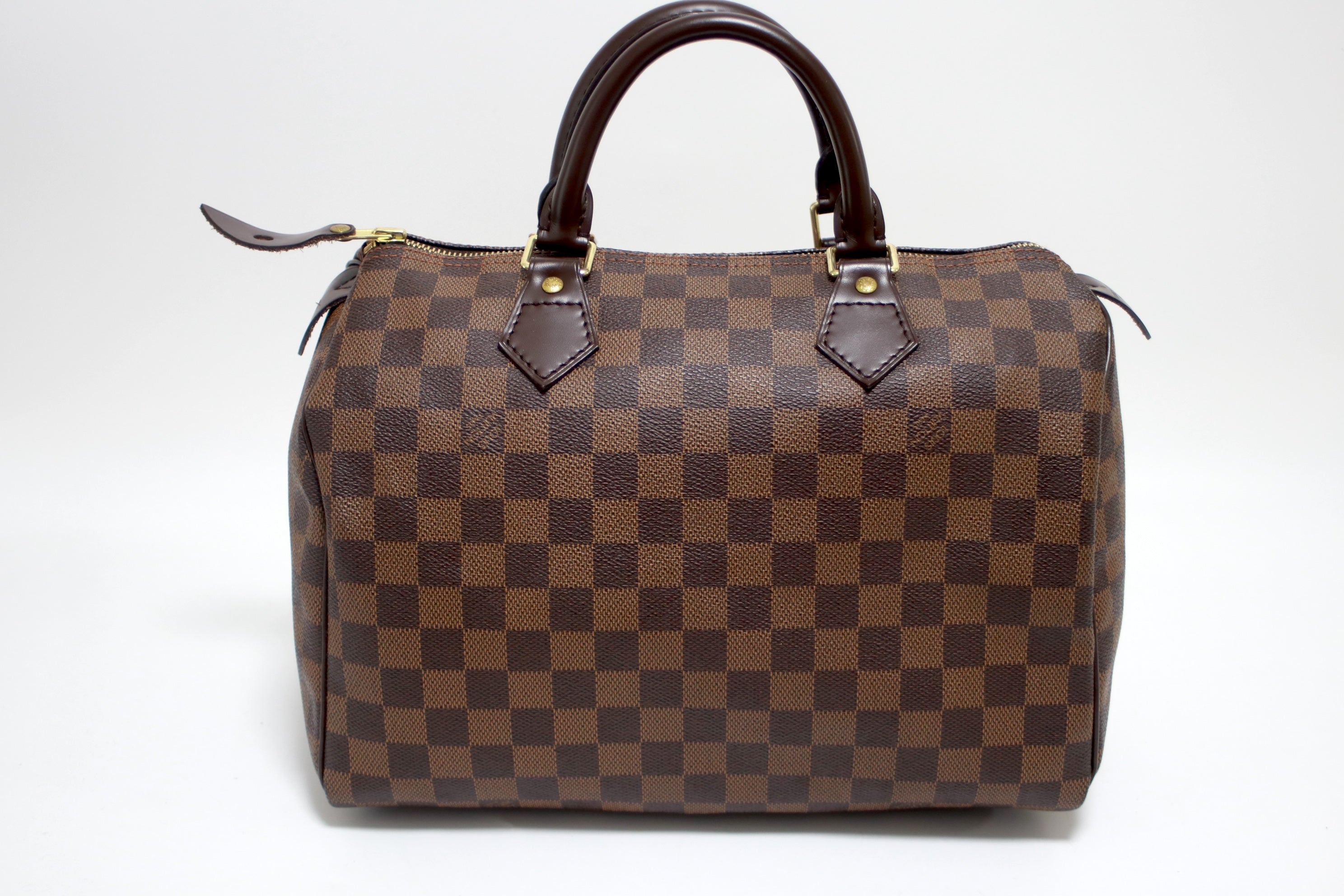 Louis Vuitton Speedy 30 Damier Ebene Handbag Used