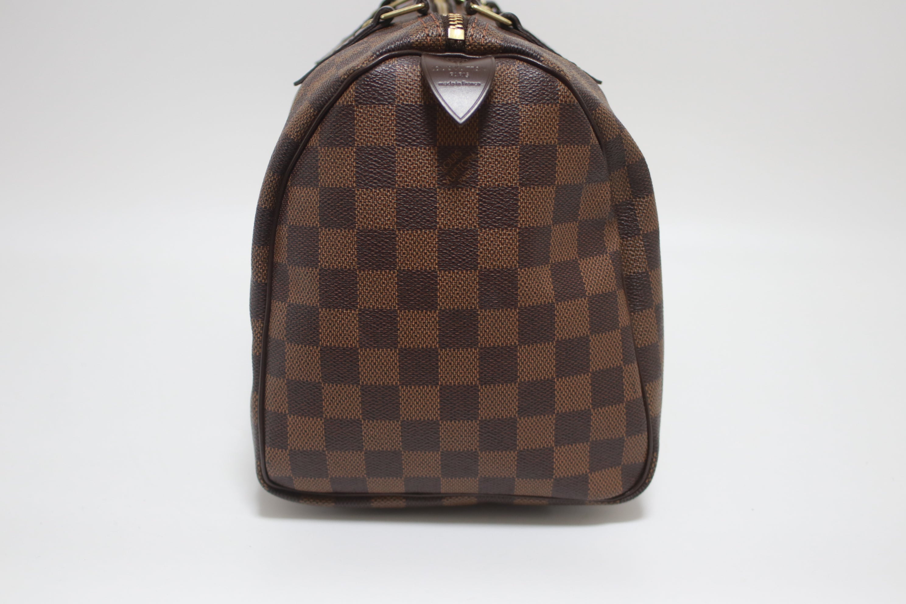 Louis Vuitton Speedy 30 Damier Ebene Handbag Used