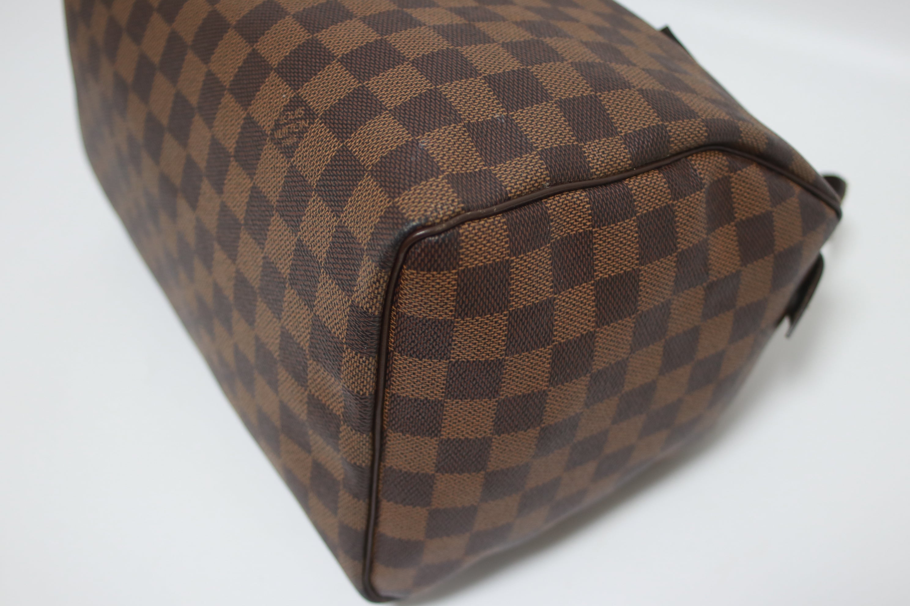 Louis Vuitton Speedy 30 Damier Ebene Handbag Used