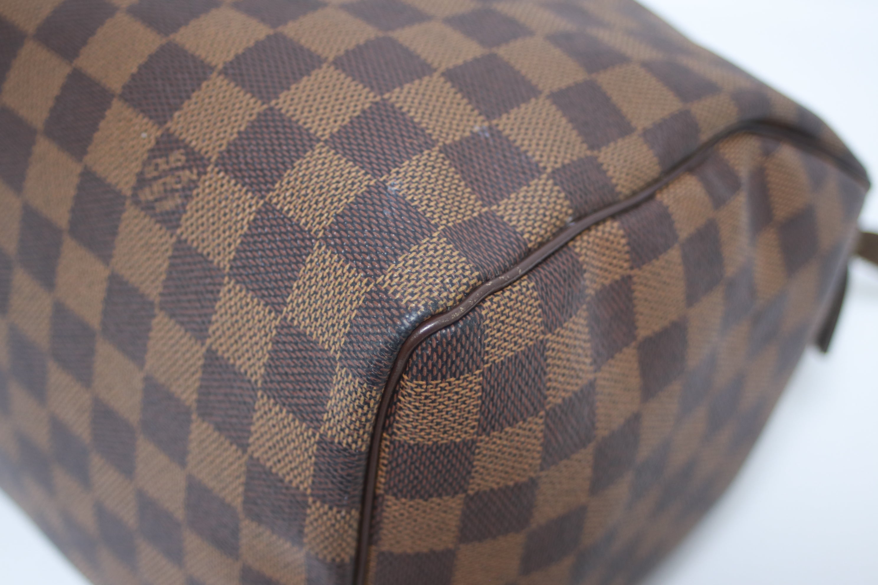 Louis Vuitton Speedy 30 Damier Ebene Handbag Used