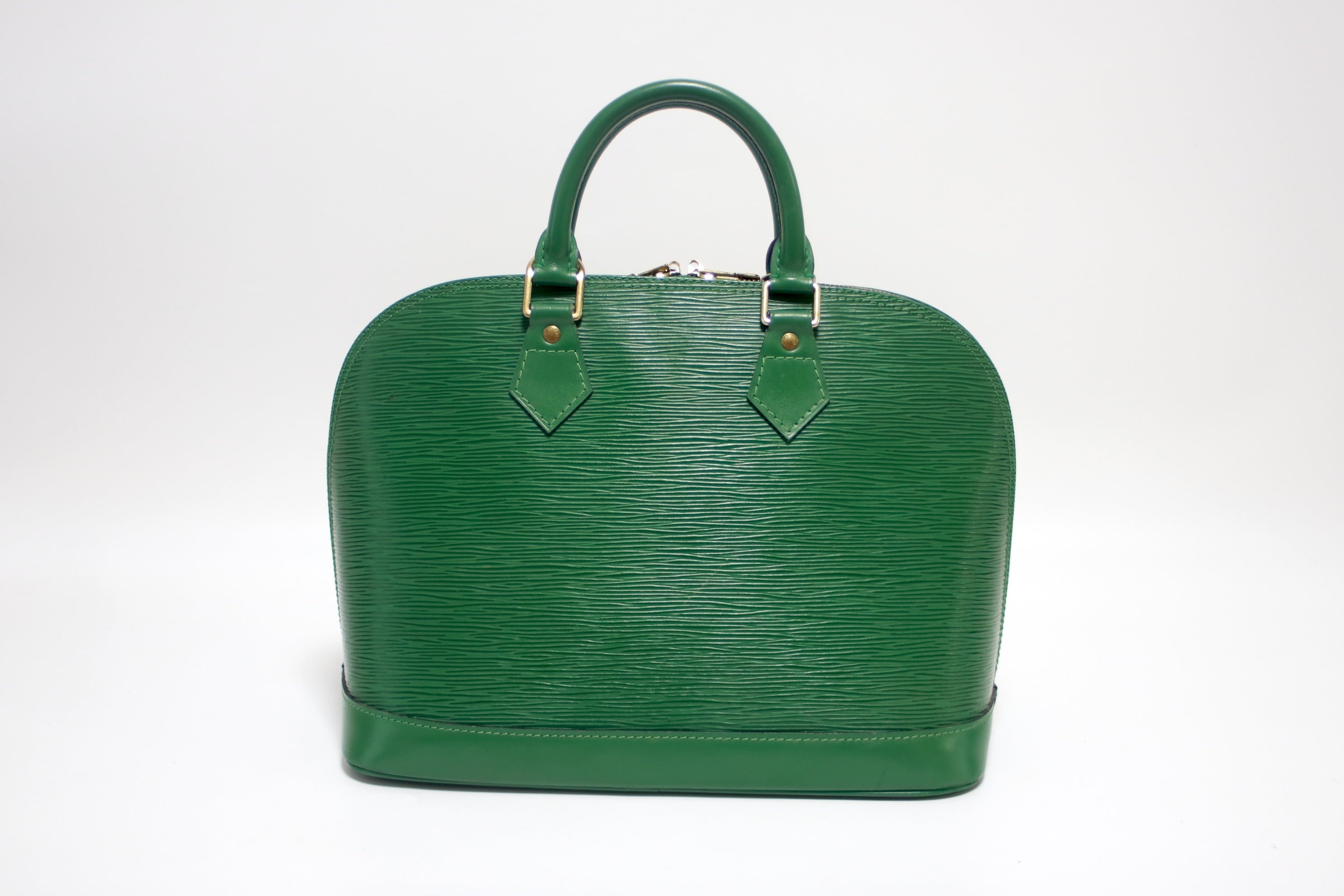 Louis Vuitton Alma Pm Epi Green Used