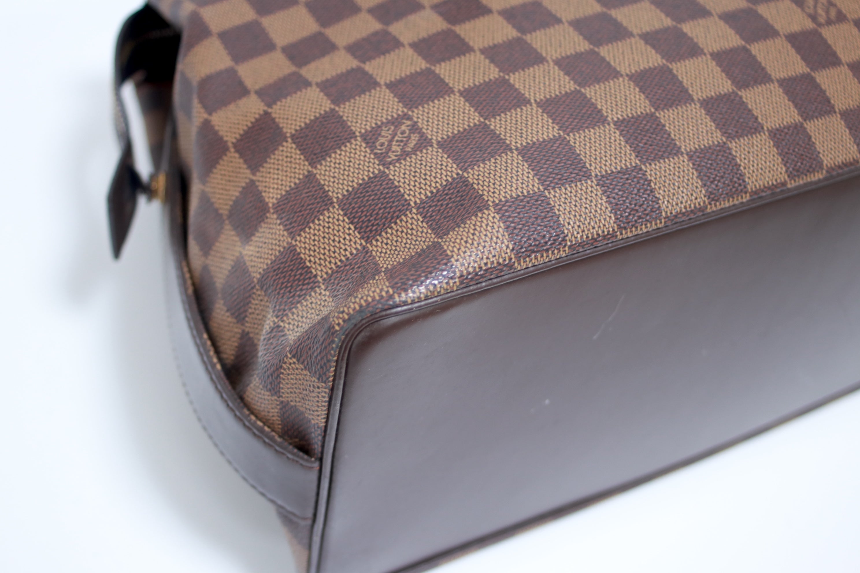 Louis Vuitton Chelsea Damier Ebene Shoulder Tote Bag Used