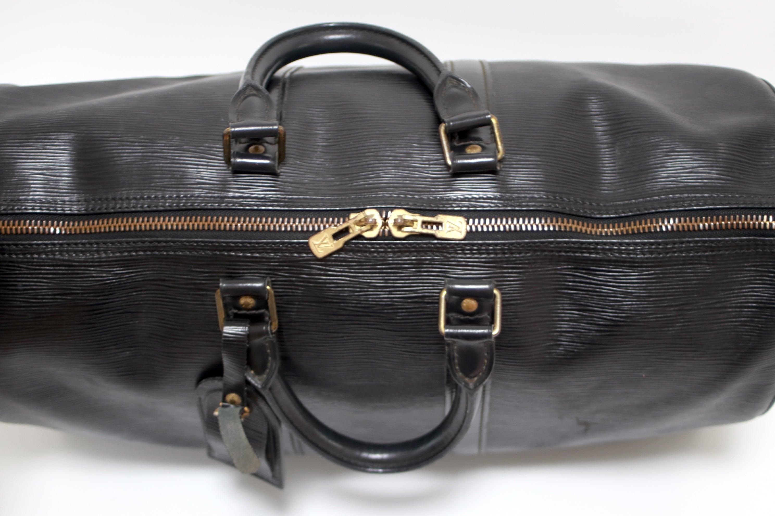 Louis Vuitton Keepall 45 Epi Black Used