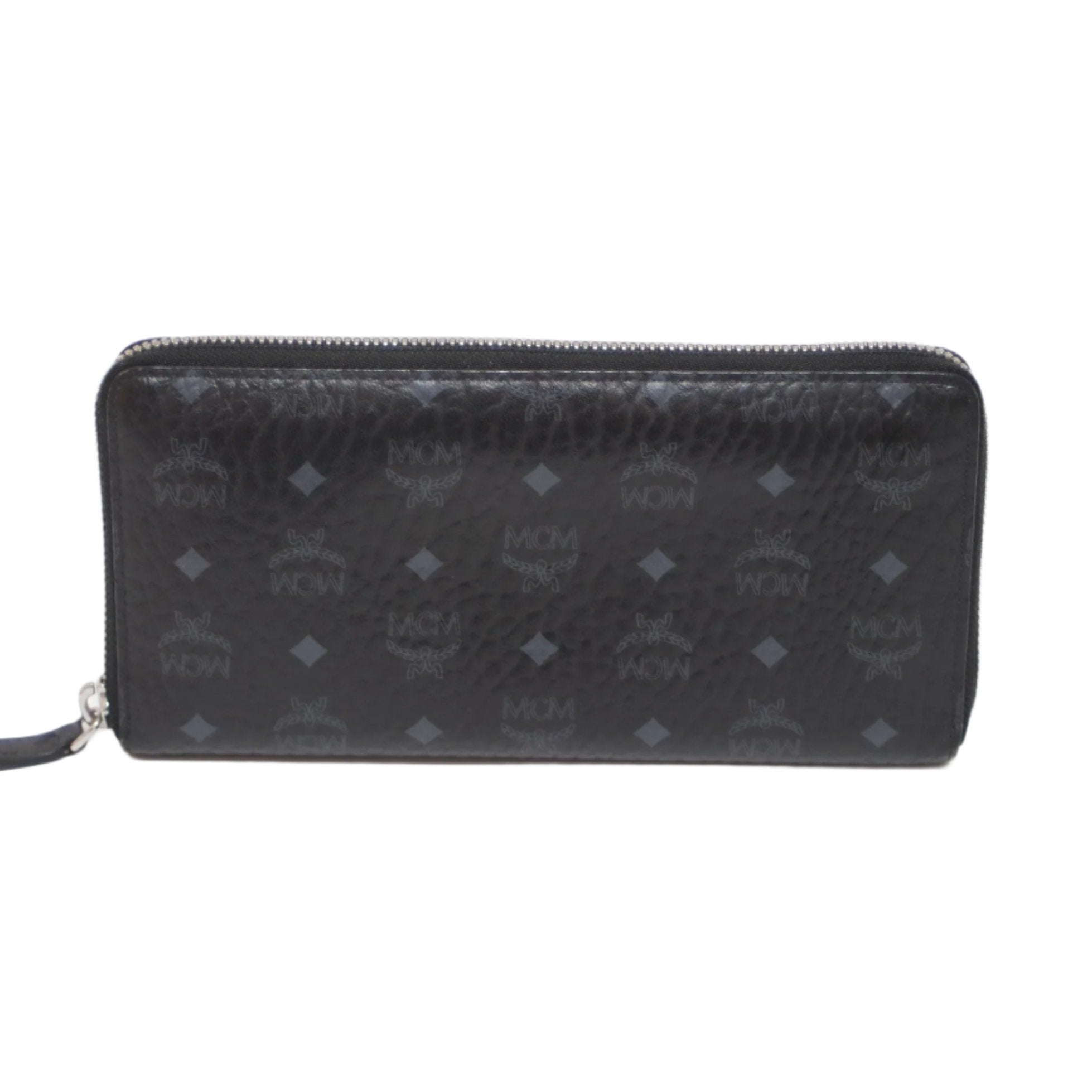 MCM Black Zippy Long Wallet Used