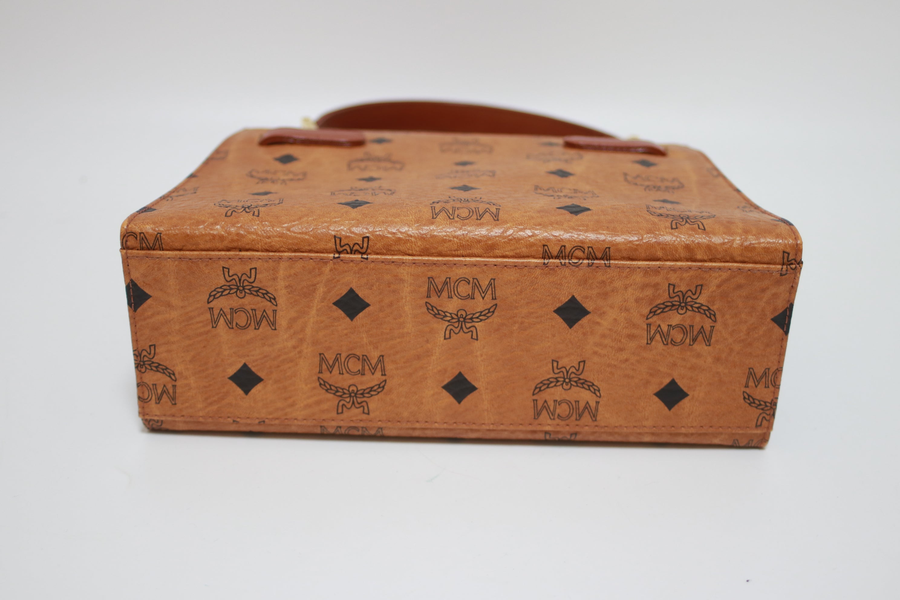 MCM Two Way Top Handle Bag Used