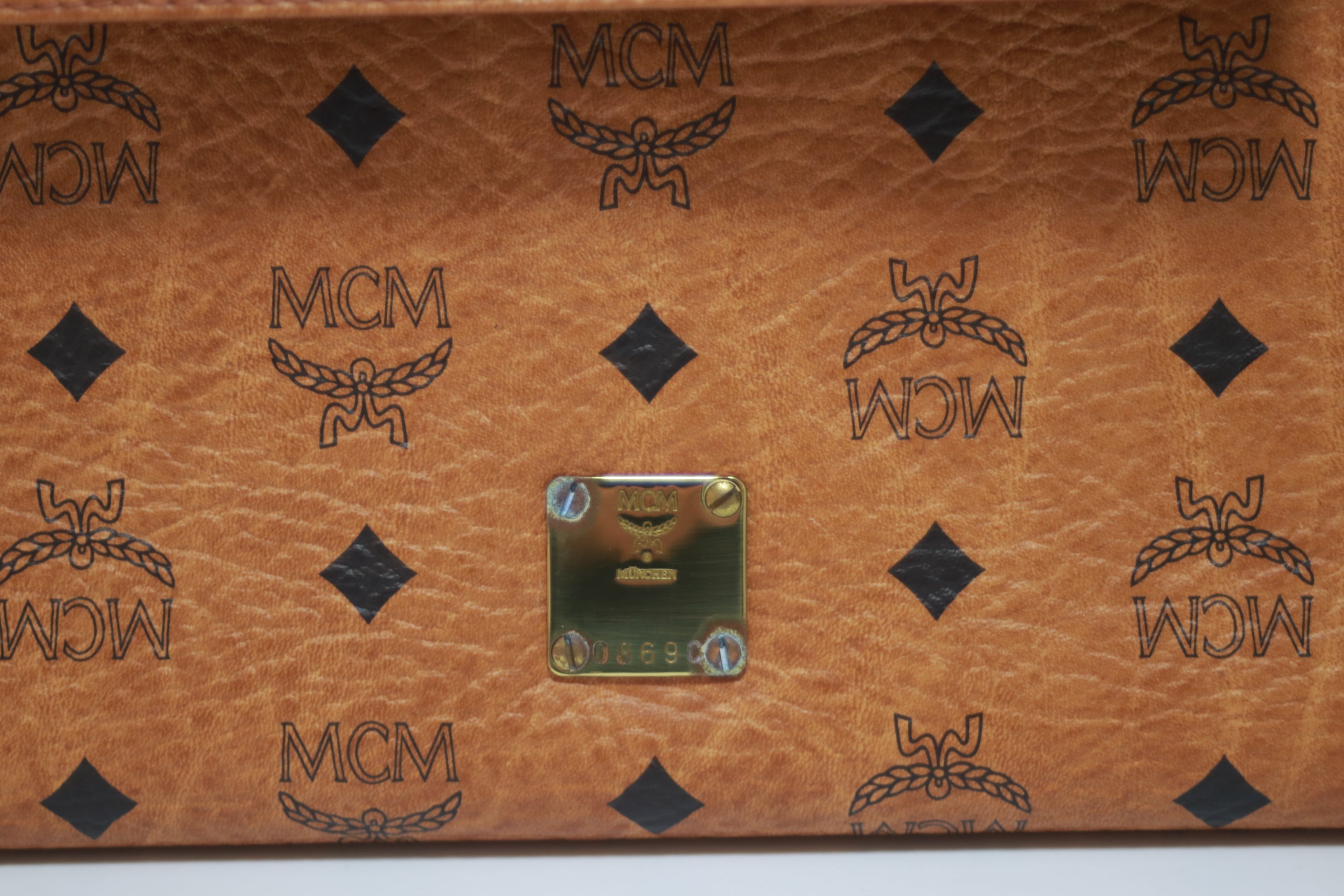 MCM Two Way Top Handle Bag Used