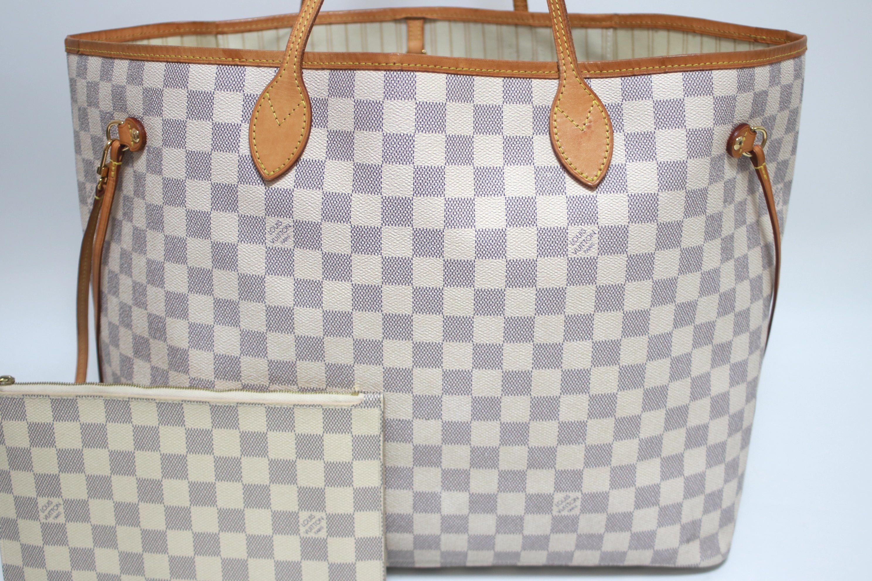 Louis Vuitton Neverfull GM Damier Azur Shopper Used