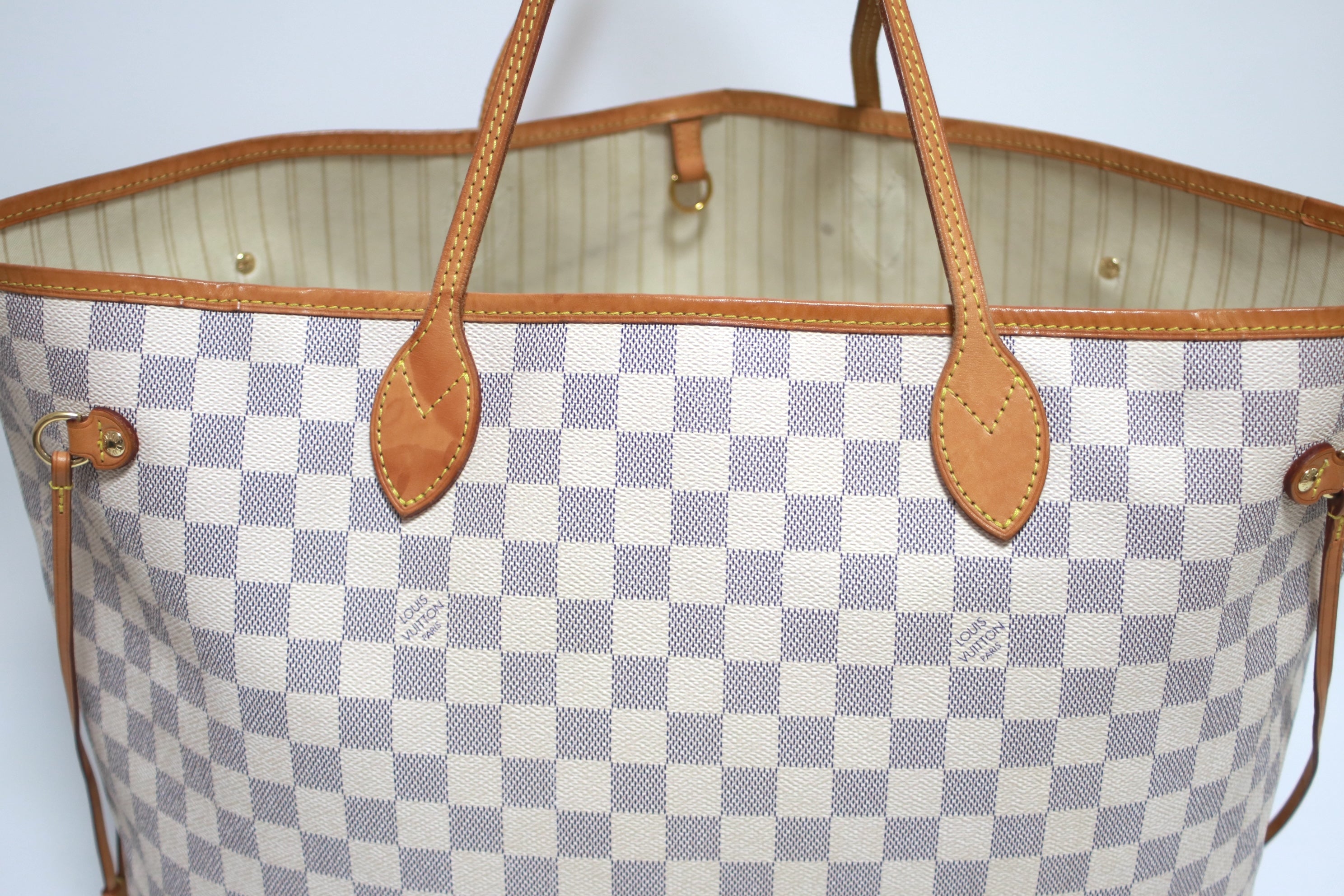 Louis Vuitton Neverfull GM Damier Azur Shopper Used