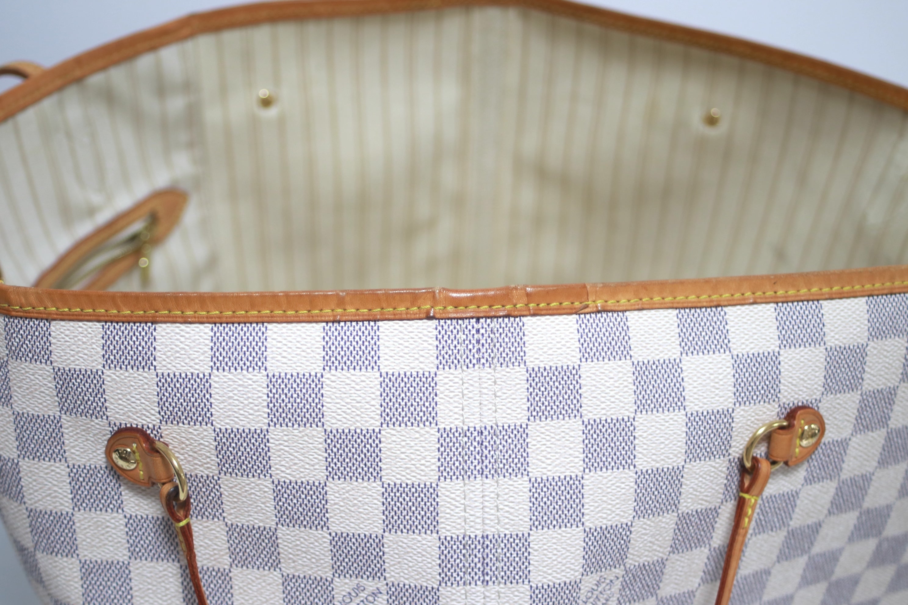 Louis Vuitton Neverfull GM Damier Azur Shopper Used