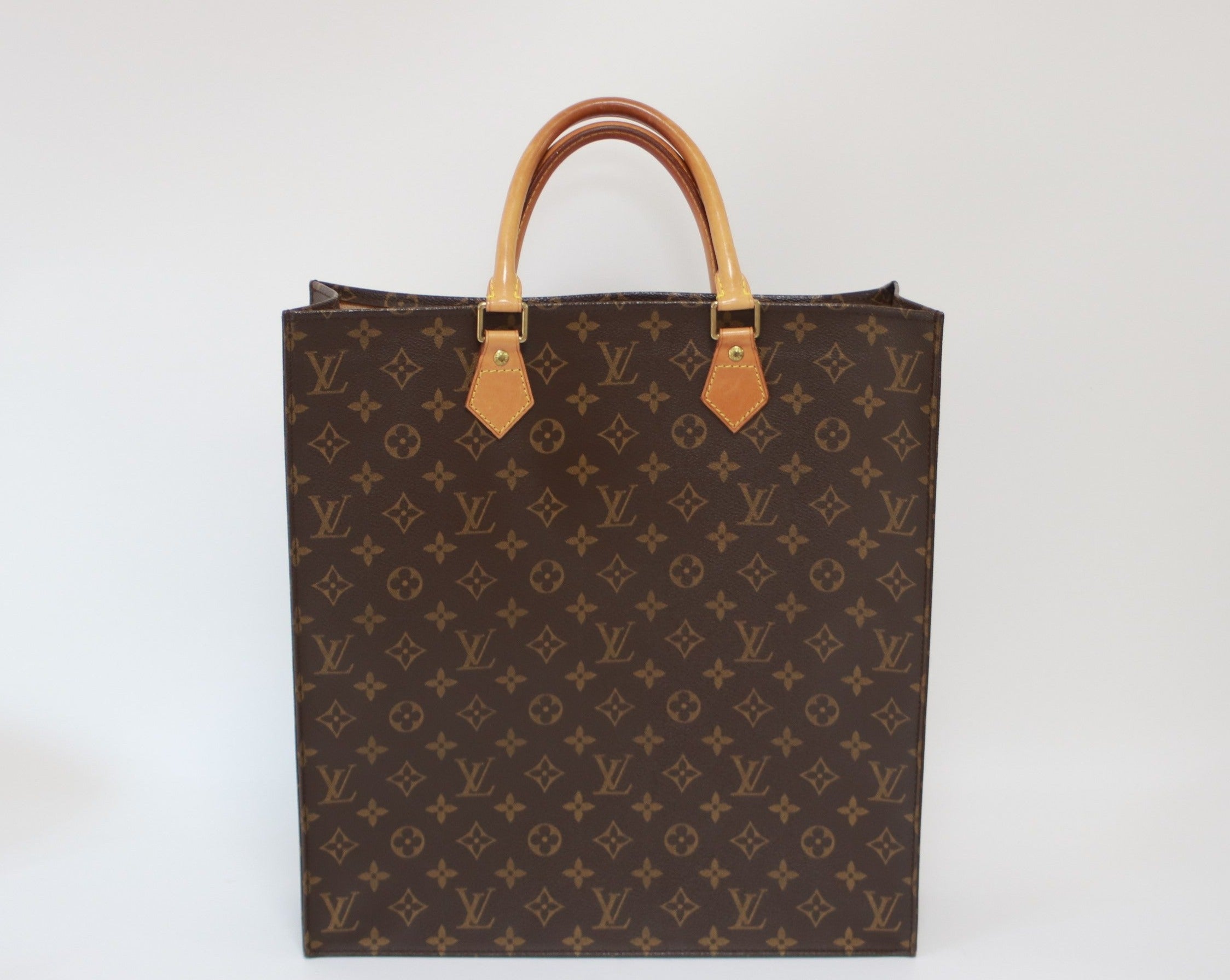 Louis Vuitton Sac Plat Tote Bag Used (7574)