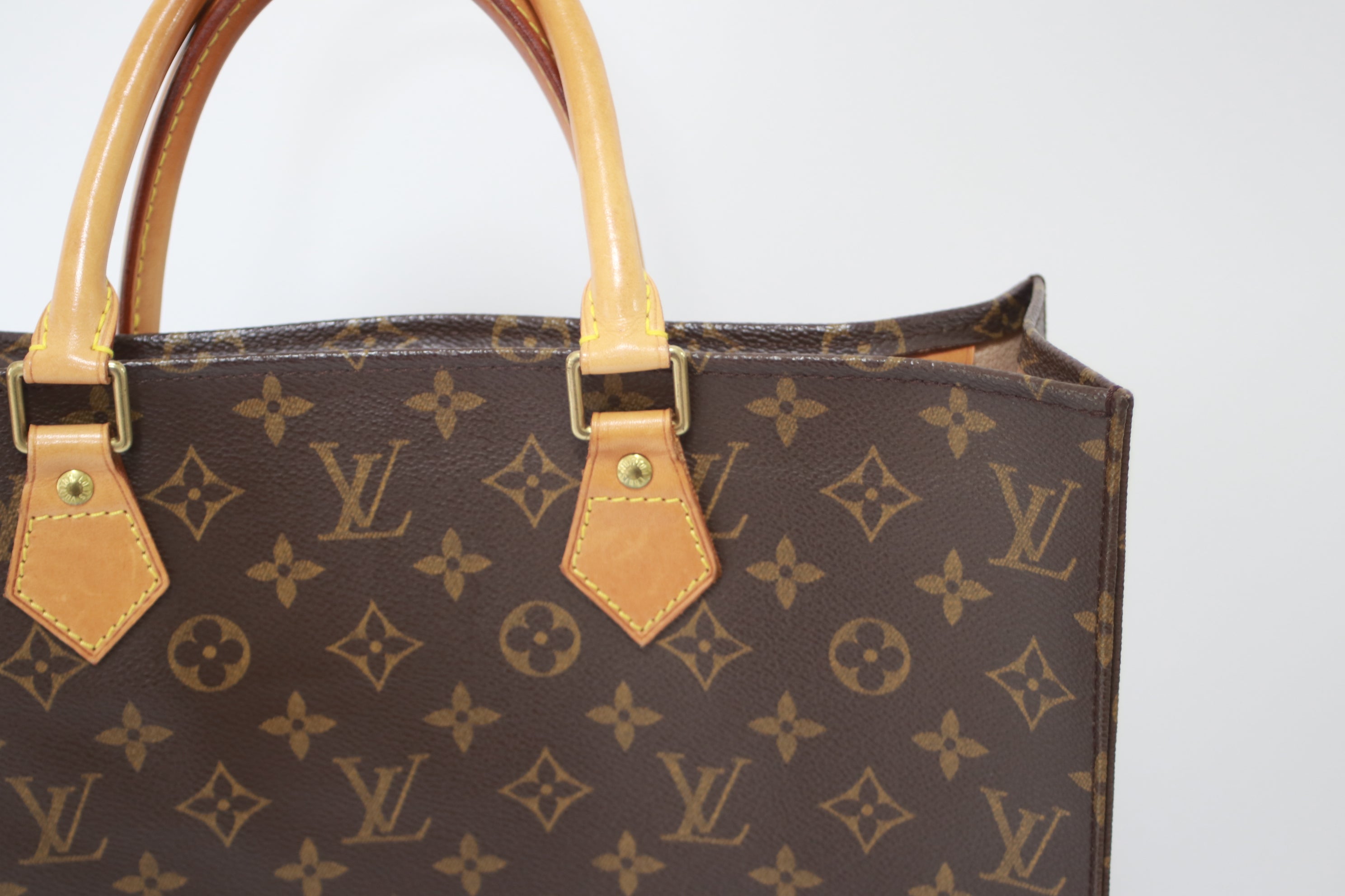 Louis Vuitton Sac Plat Tote Bag Used