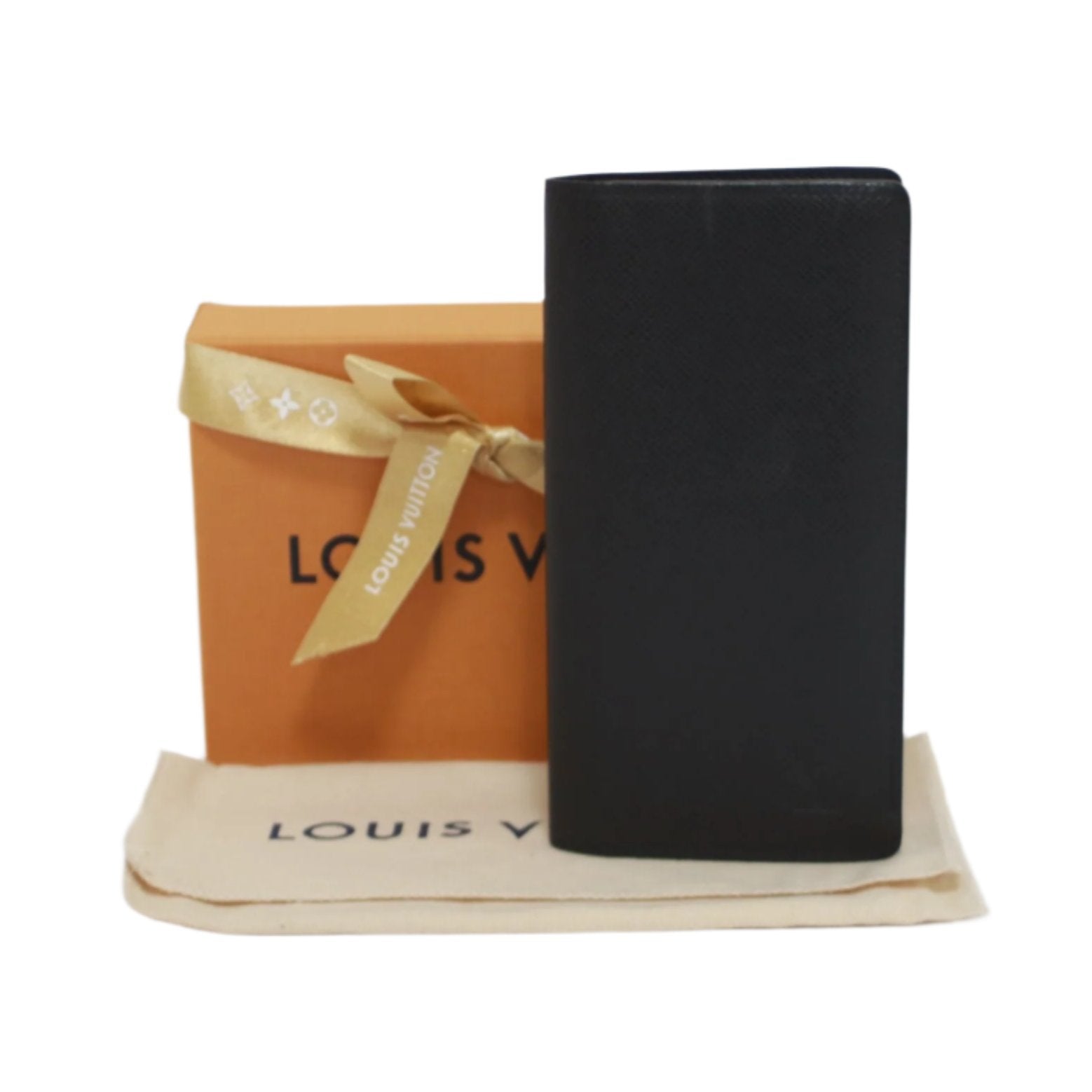 Louis Vuitton Taiga Brazza Black Used