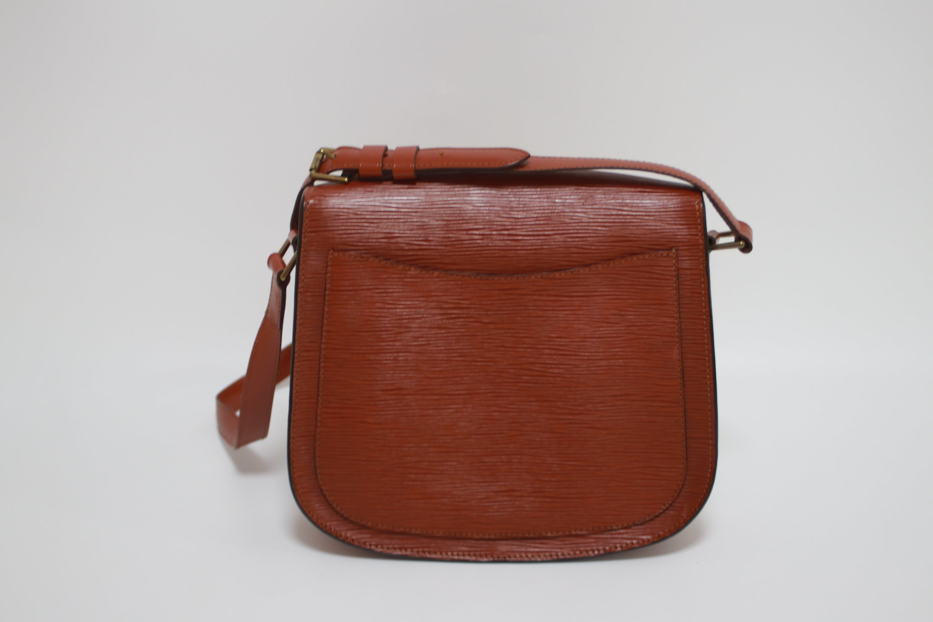 Louis Vuitton Saint Cloud GM Epi Bag Kenya Brown Used (7573)