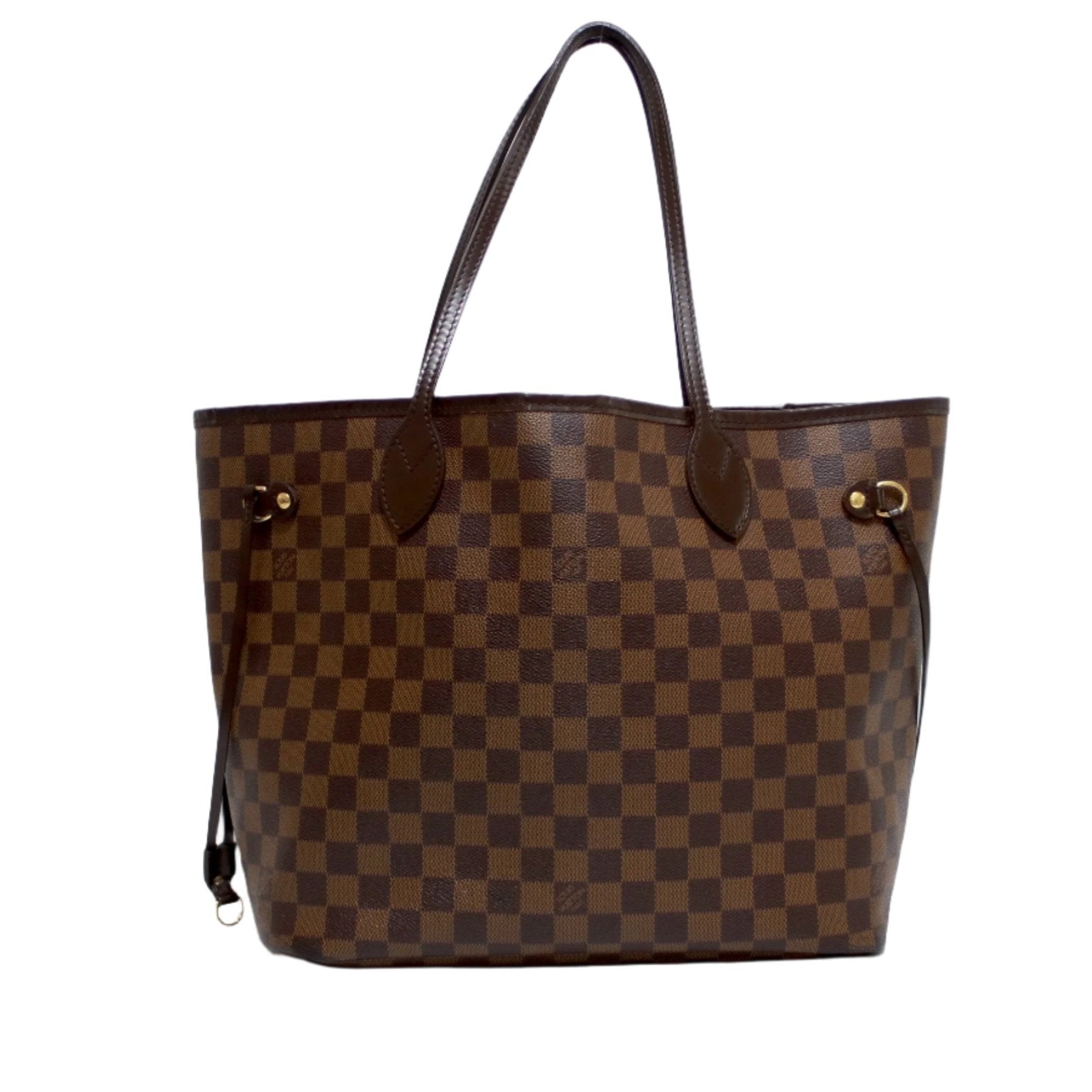 Louis Vuitton Neverfull MM Shoulder Tote Bag Used