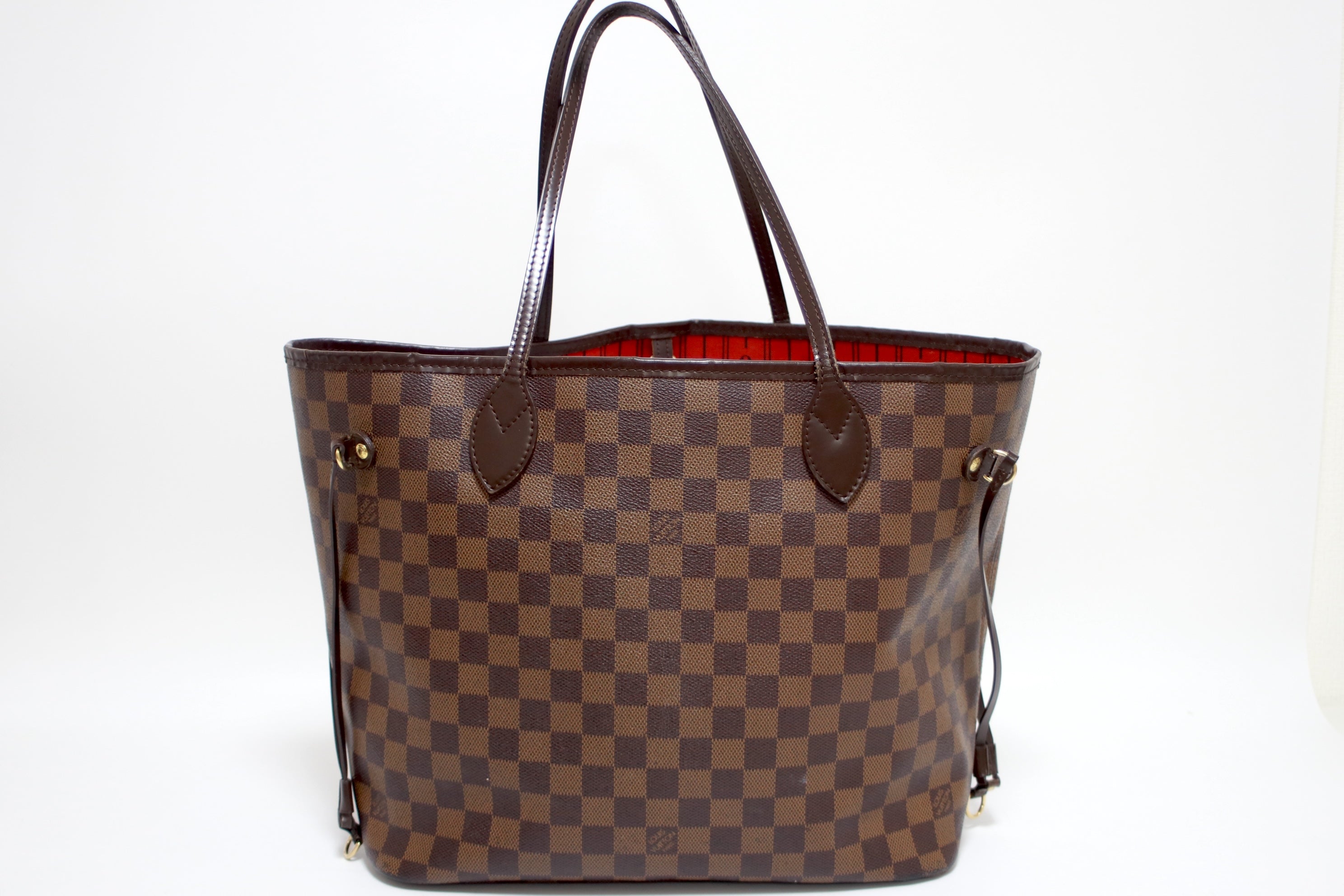 Louis Vuitton Neverfull MM Shoulder Tote Bag Used