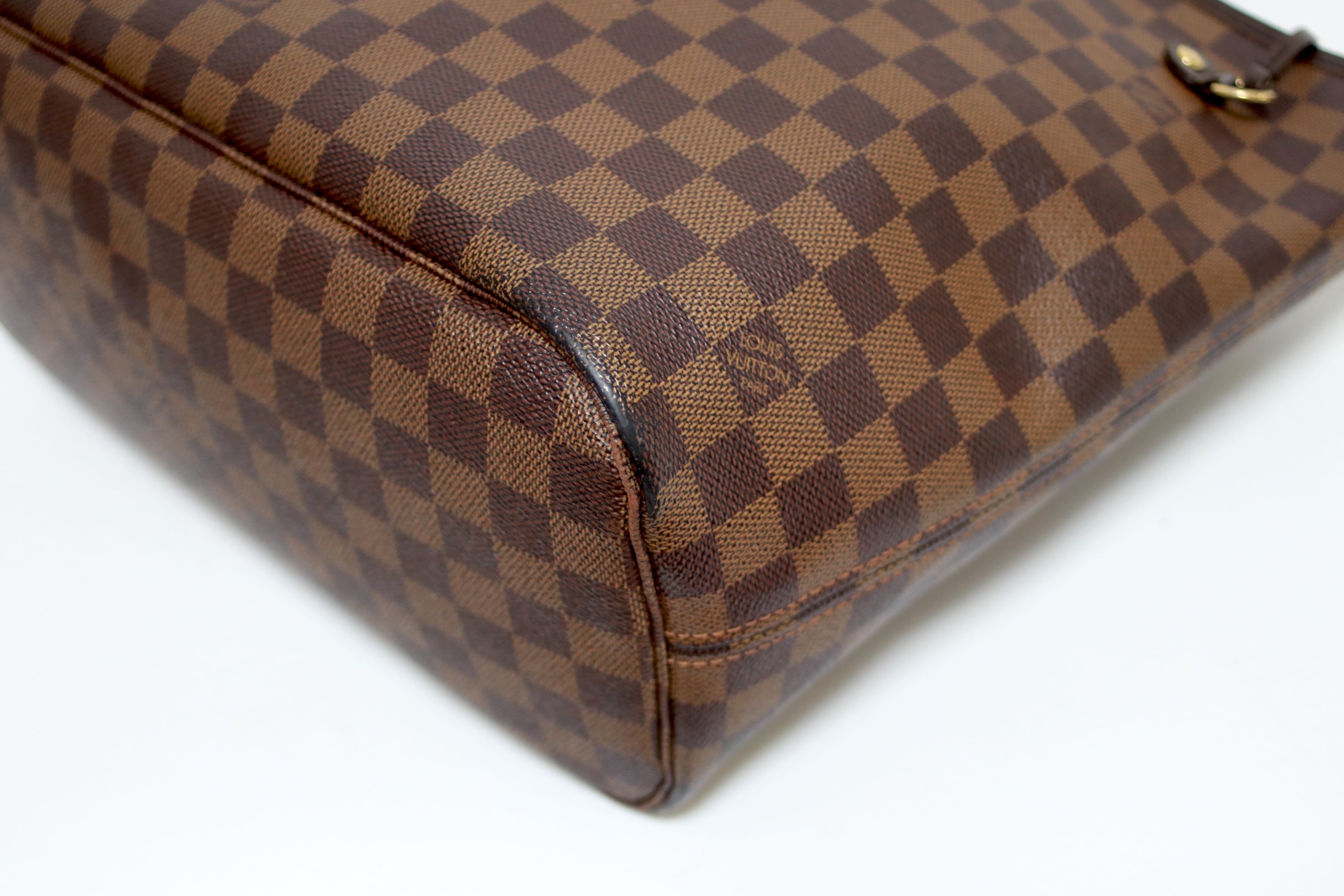 Louis Vuitton Neverfull MM Shoulder Tote Bag Used