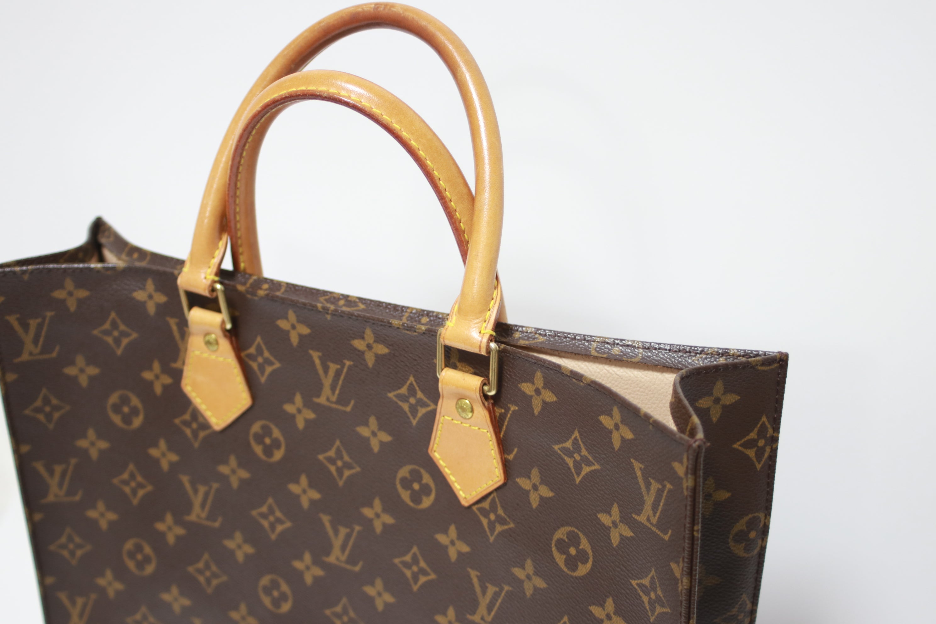 Louis Vuitton Sac Plat Tote Bag Used (7647)