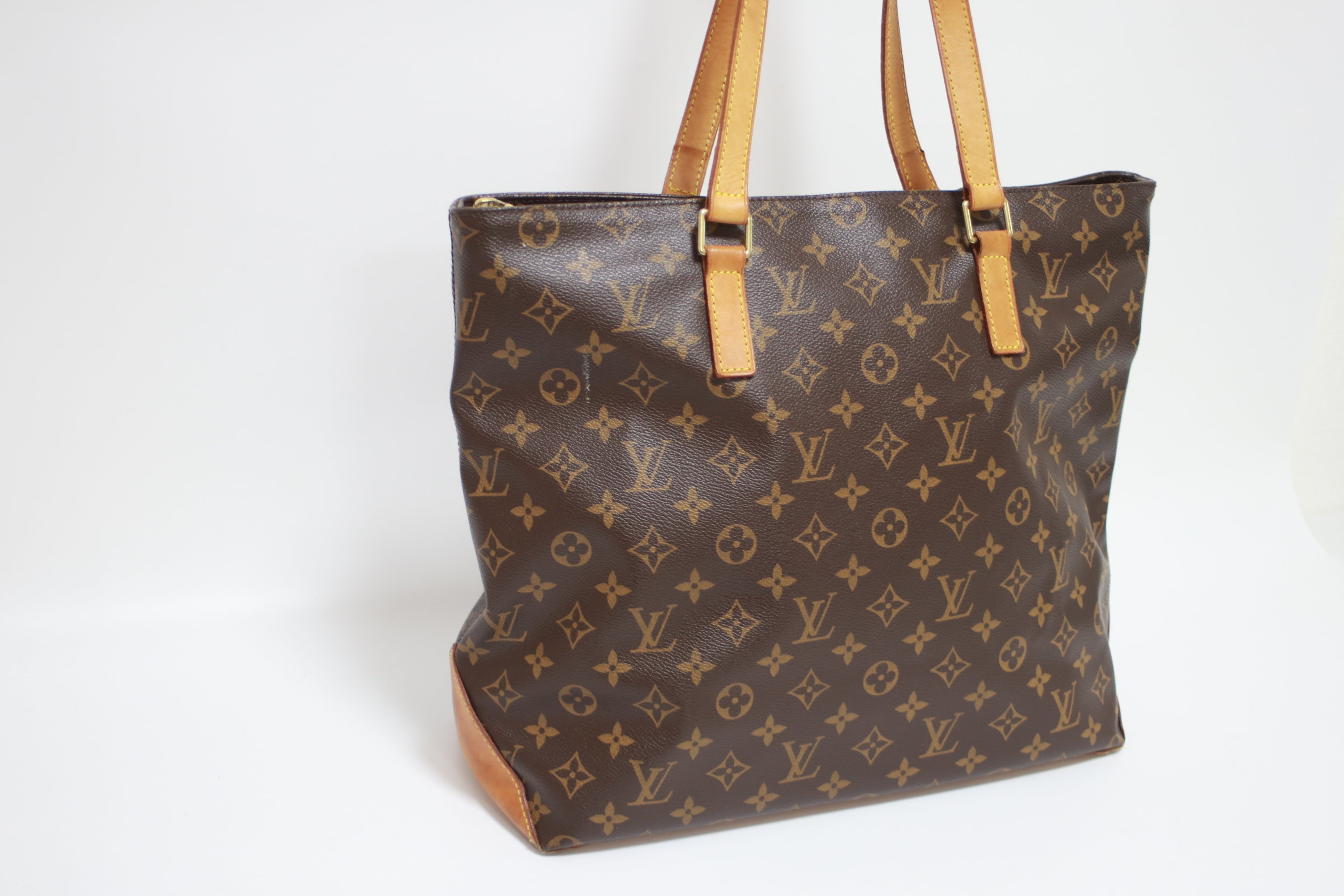 Louis Vuitton Cabas Mezzo Shoulder Tote Bag Used