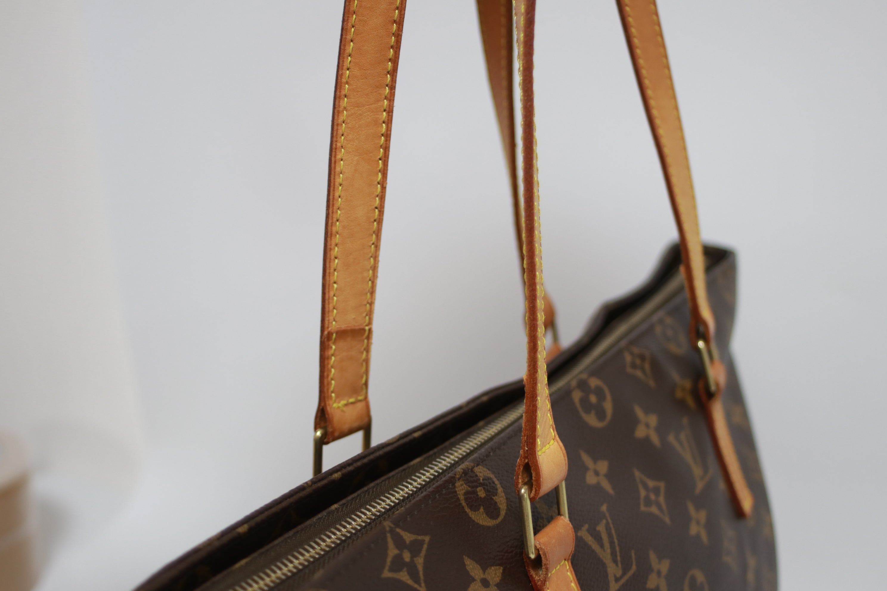 Louis Vuitton Cabas Mezzo Shoulder Tote Bag Used (7607)