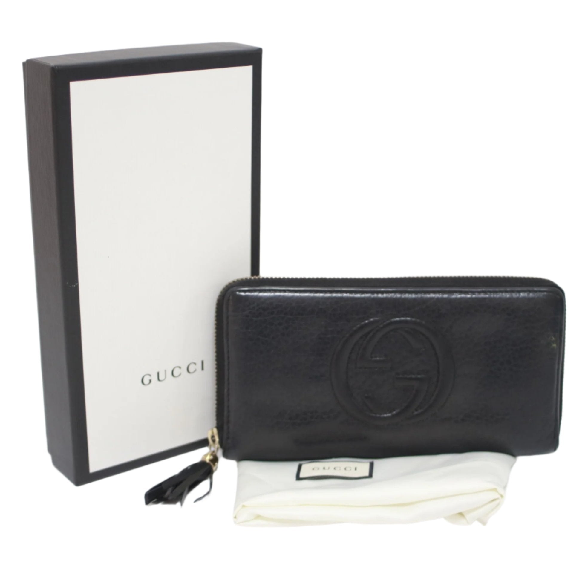 Gucci Soho Interlocking Long Wallet Used