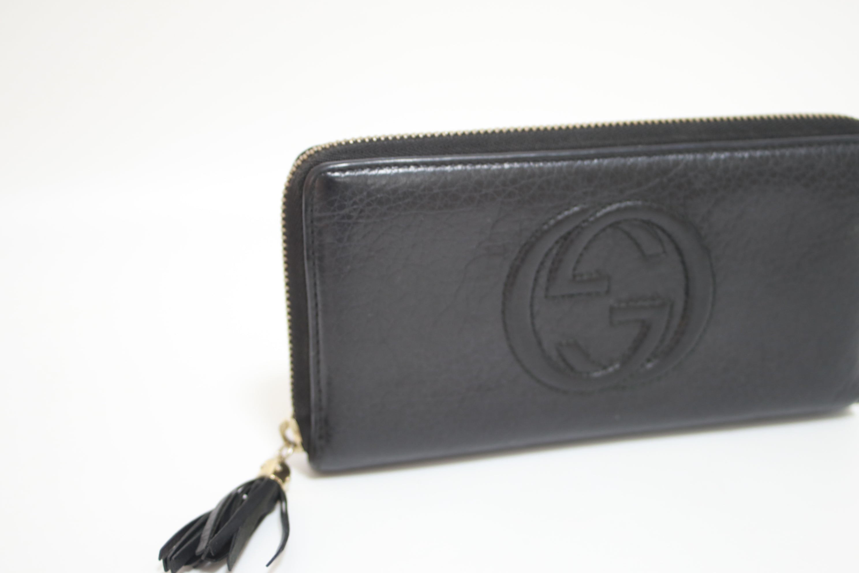 Gucci Soho Interlocking Long Wallet Used (7710)
