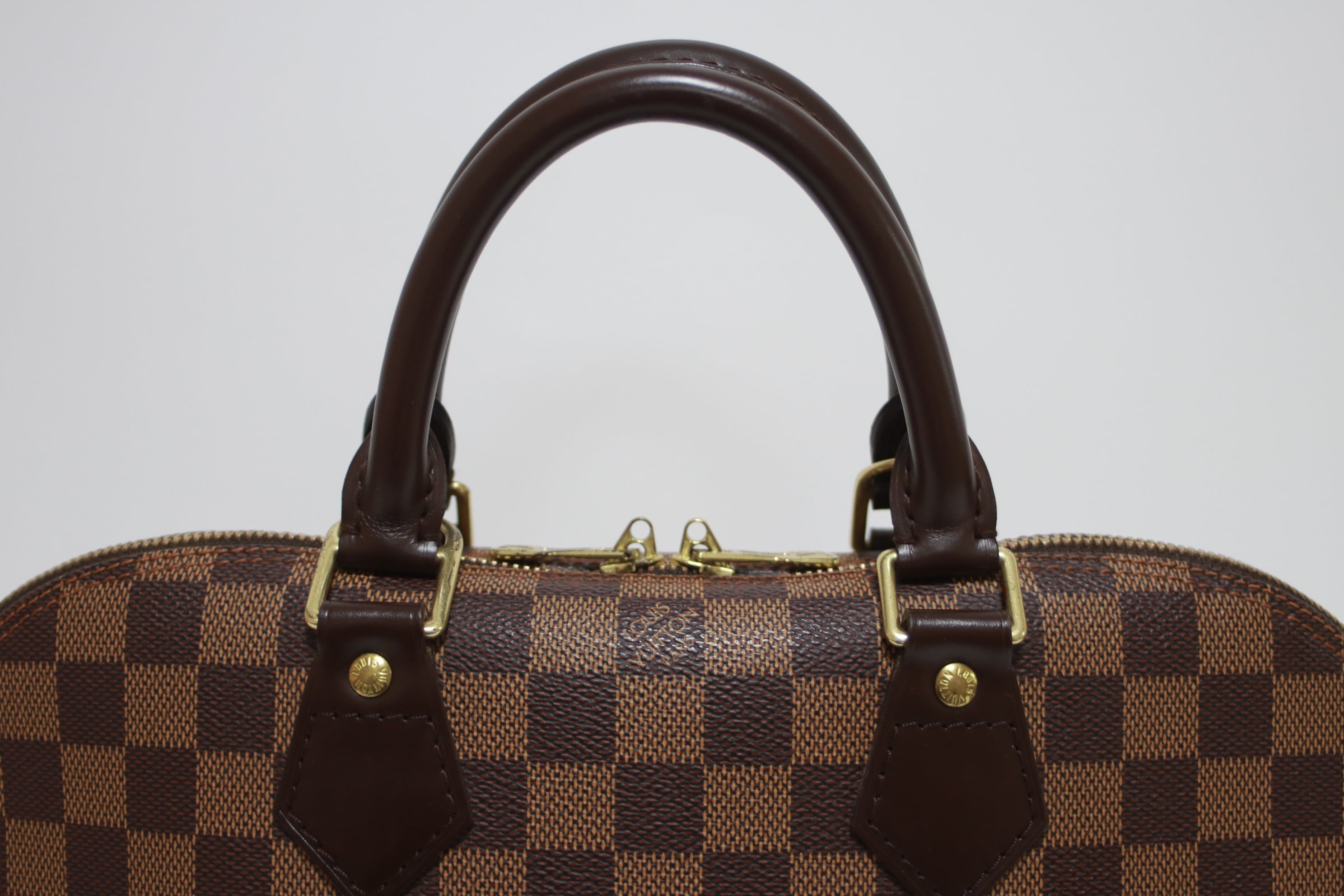 Louis Vuitton Alma Pm Damier Ebene Handbag (7671)