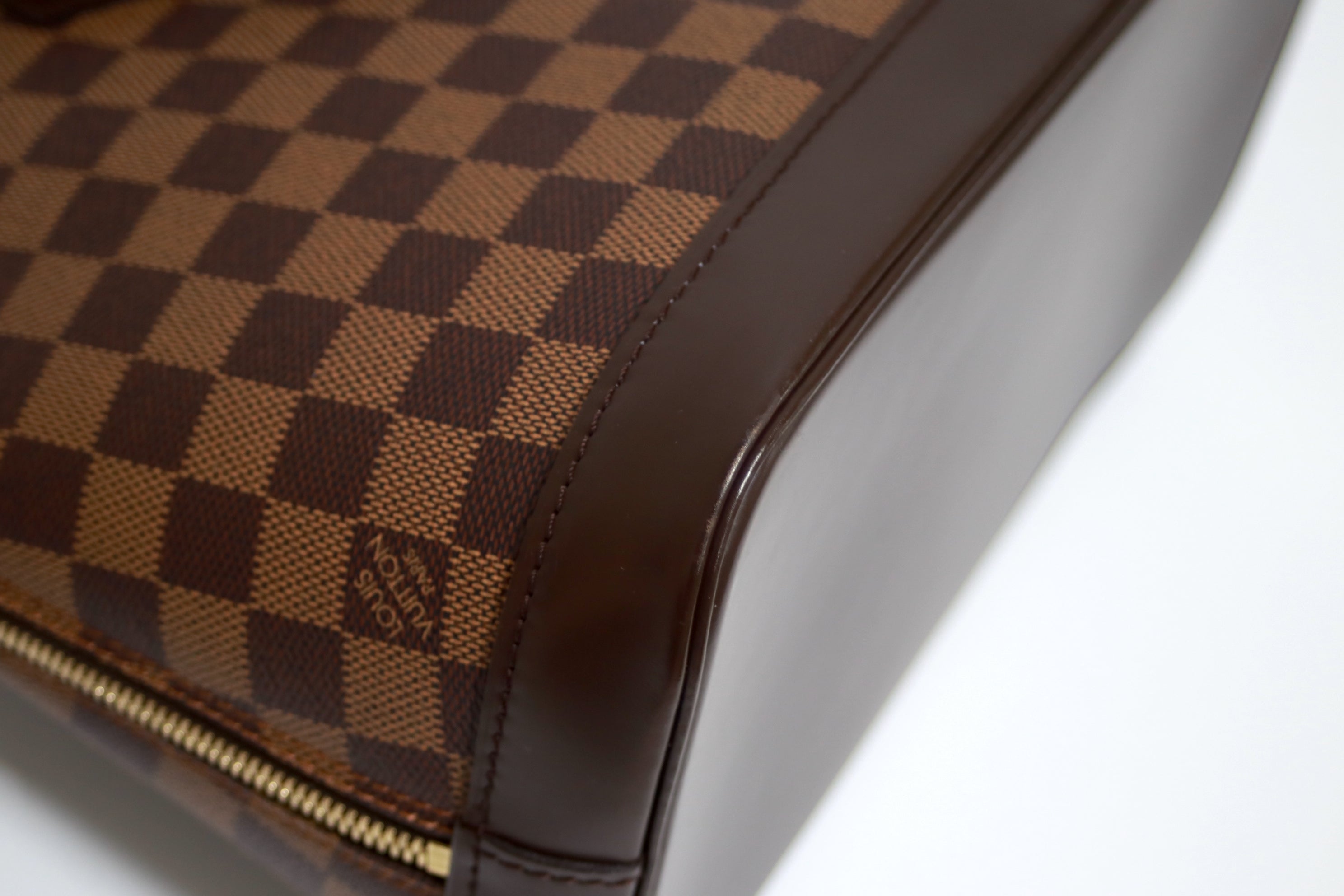 Louis Vuitton Alma Pm Damier Ebene Handbag (7671)