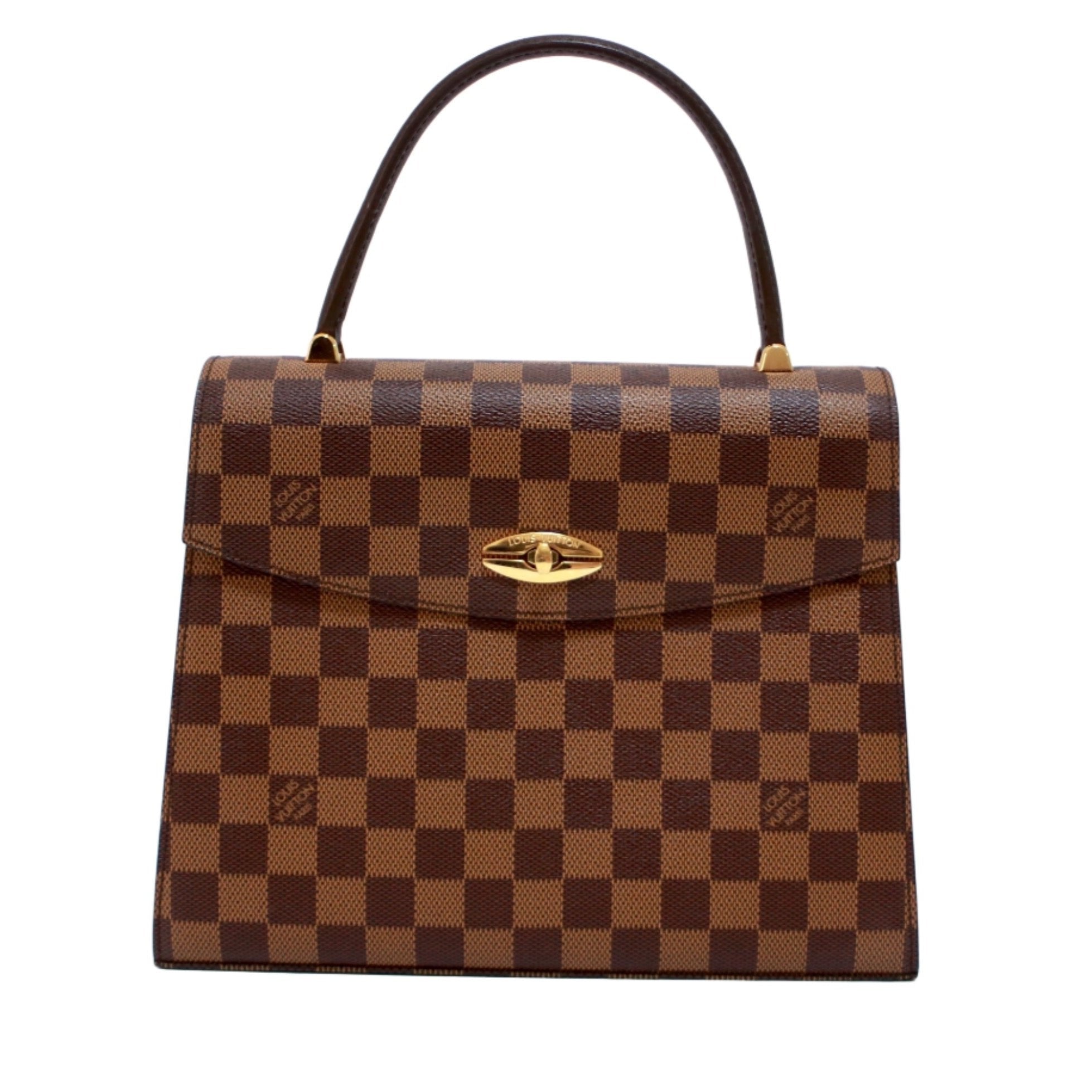 Louis Vuitton Malesherbes Damier Ebene Handbag Used