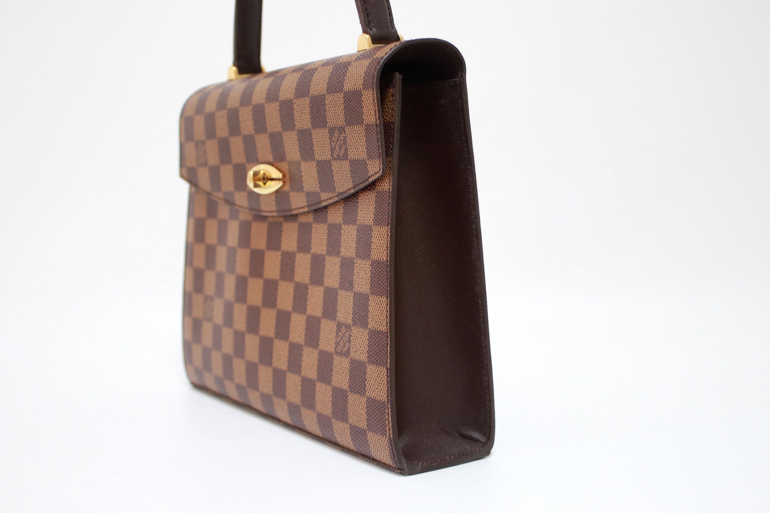 Louis Vuitton Malesherbes Damier Ebene Handbag Used