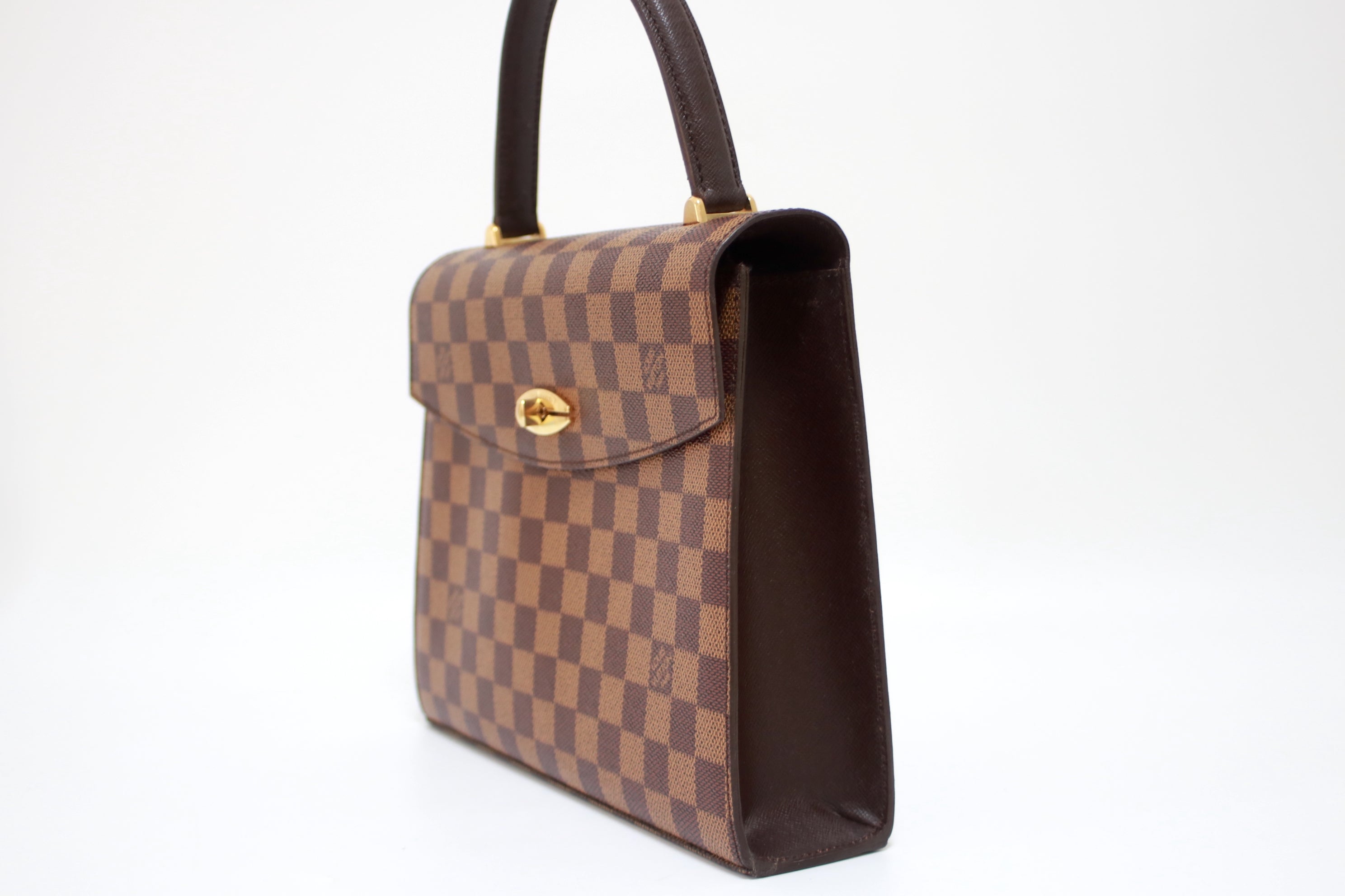 Louis Vuitton Malesherbes Damier Ebene Handbag Used