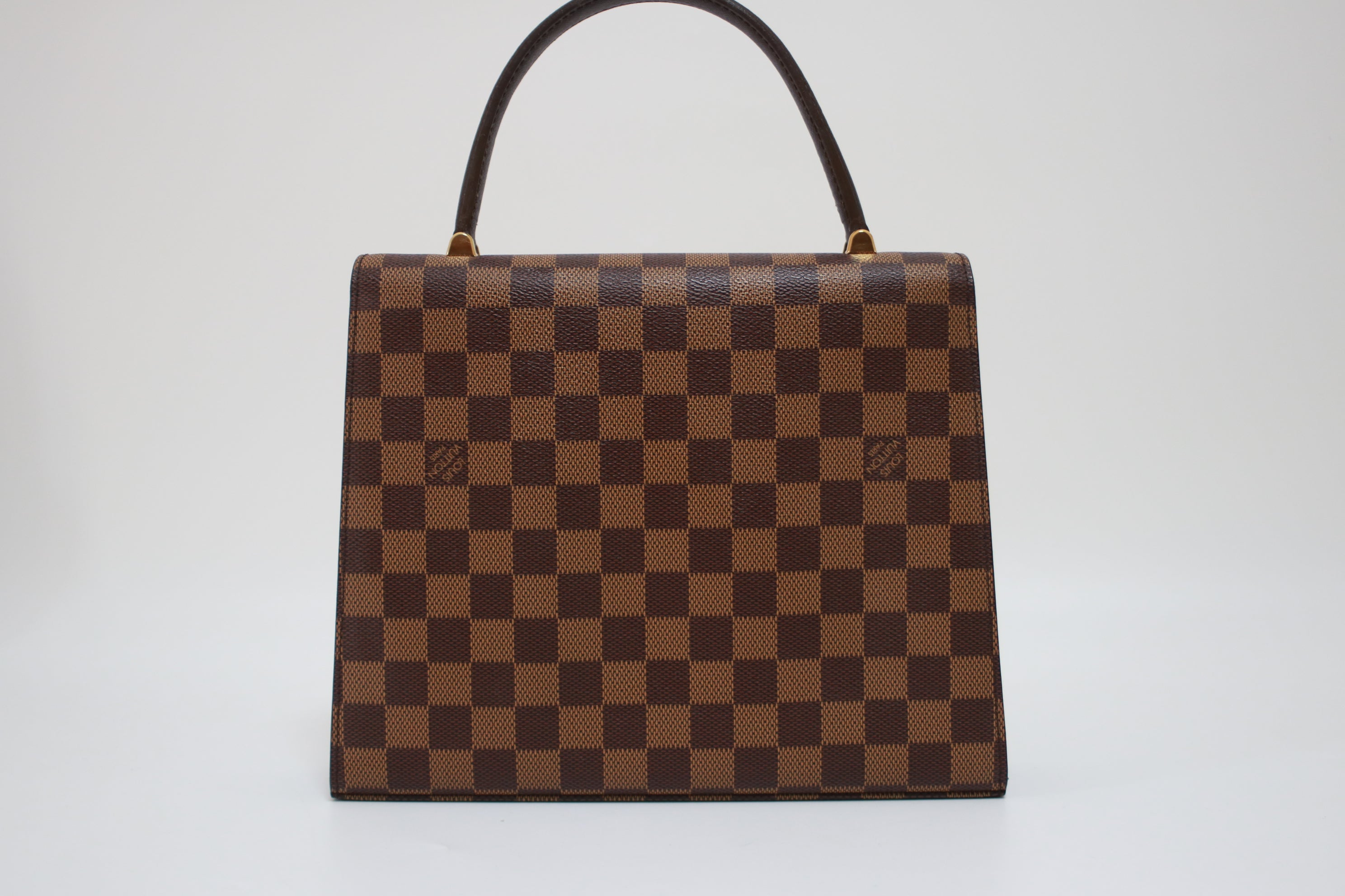 Louis Vuitton Malesherbes Damier Ebene Handbag Used