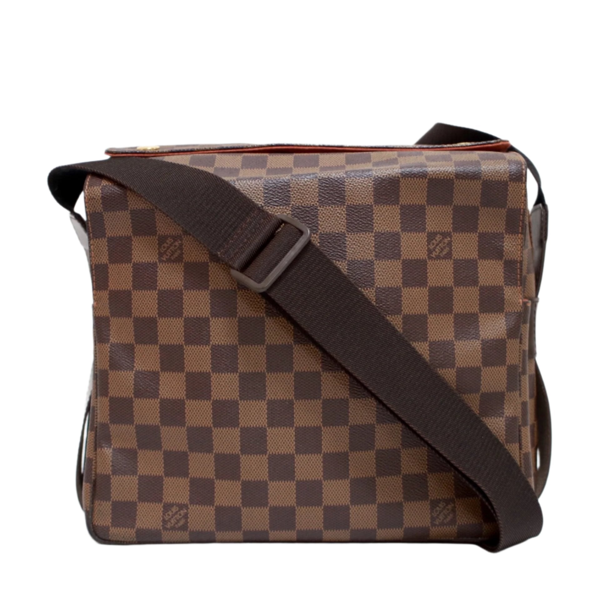 Louis Vuitton Naviglio Damier Ebene Messenger Bag Used