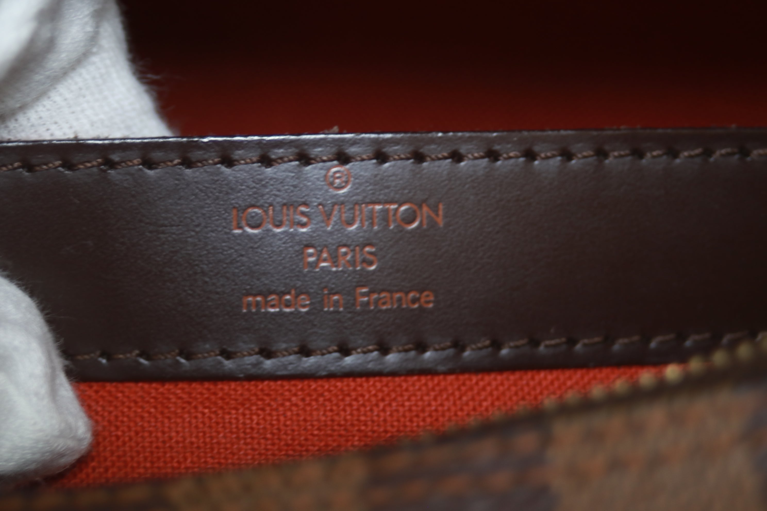 Louis Vuitton Naviglio Damier Ebene Messenger Bag Used (7716)