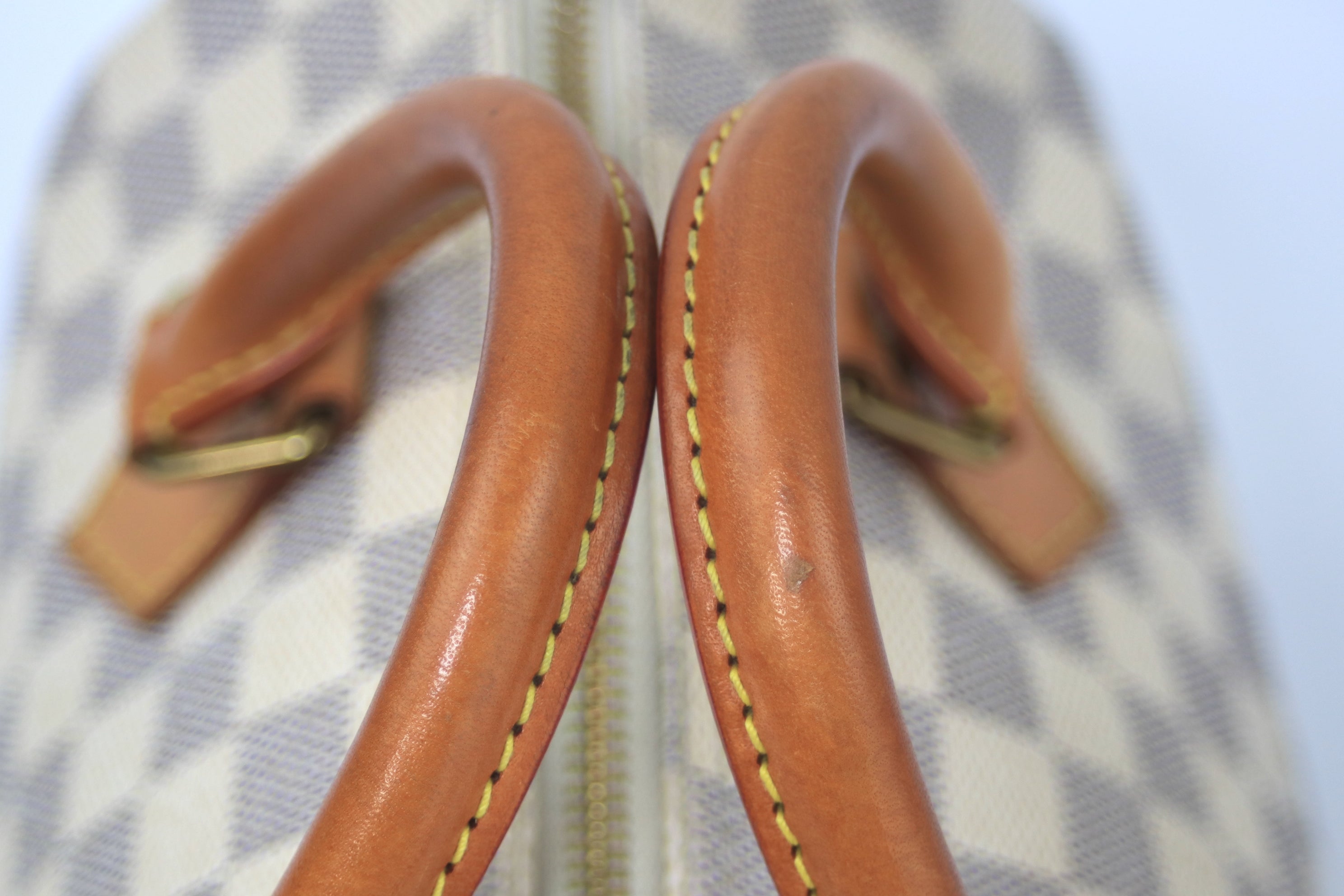 Louis Vuitton Speedy 25 Damier Azur Handbag Used (6010)
