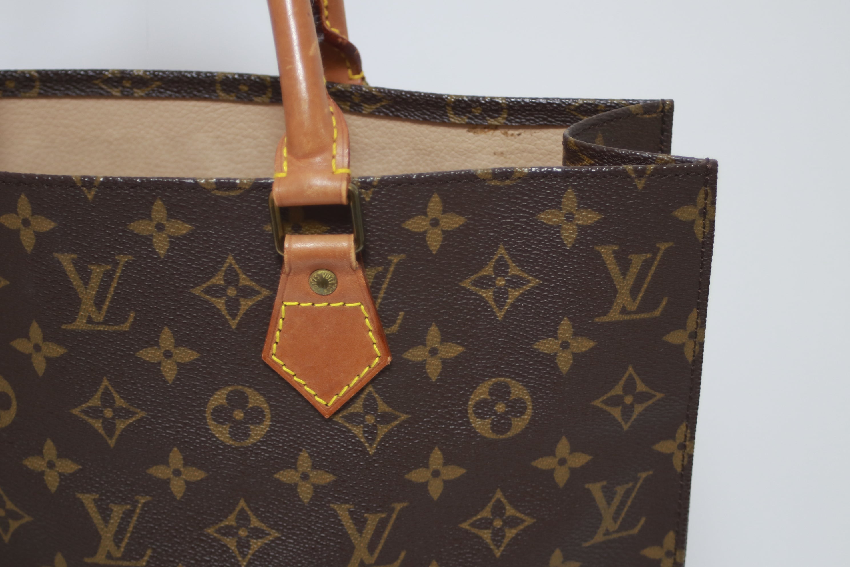 Louis Vuitton Sac Plat Handbag Used (7730)