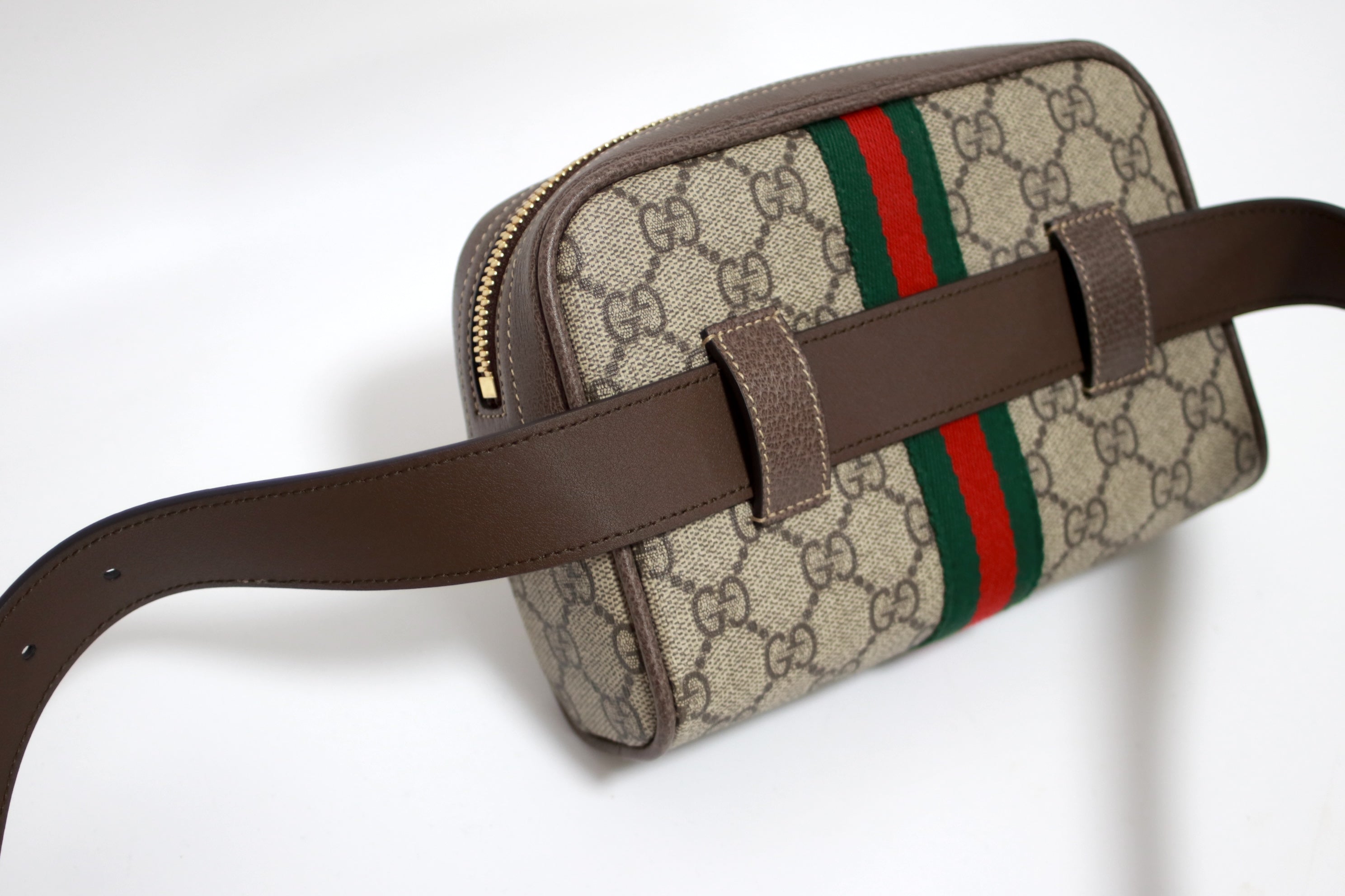 Gucci Ophidia Web Belt Bag Small Used