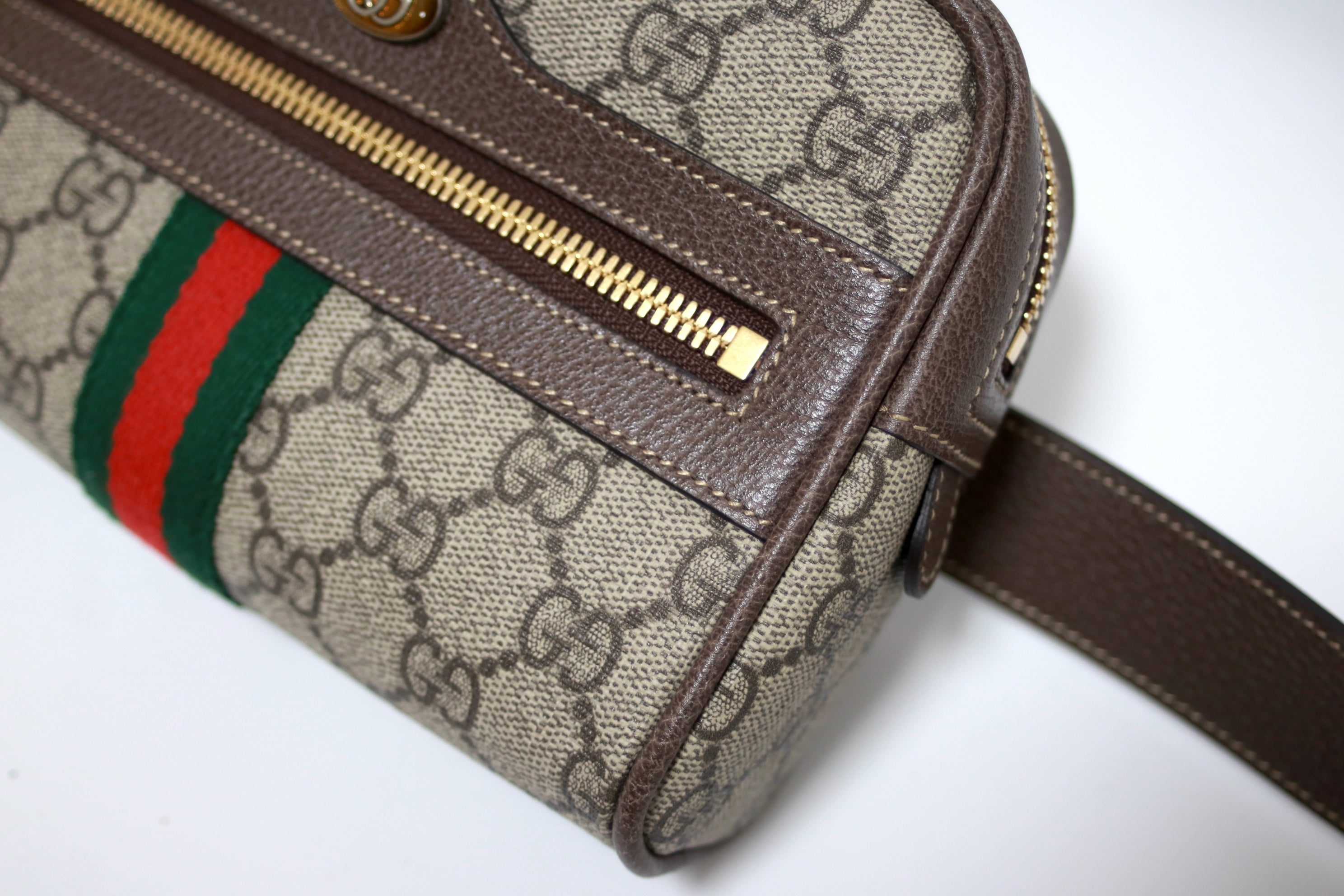 Gucci Ophidia Web Belt Bag Small Used