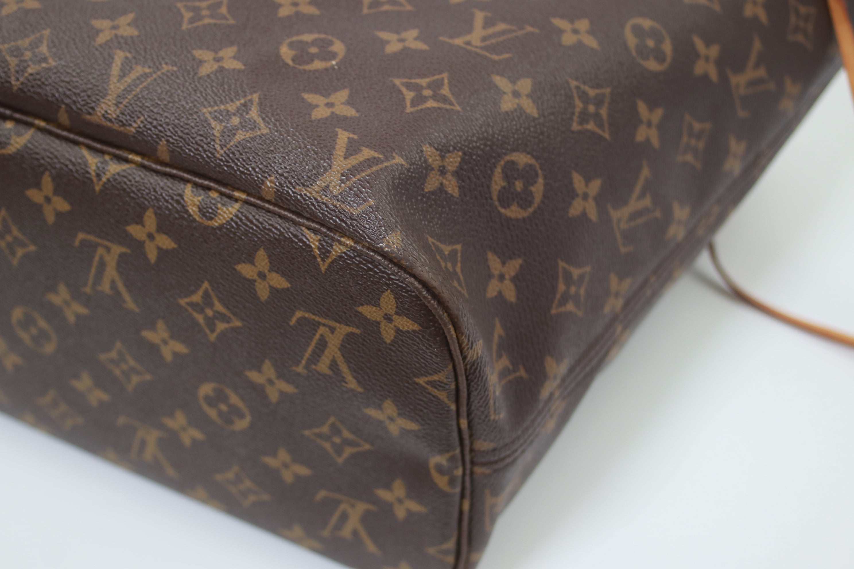 Louis Vuitton Neverfull MM Limited Edition V Hawaii Tote Bag Used (620