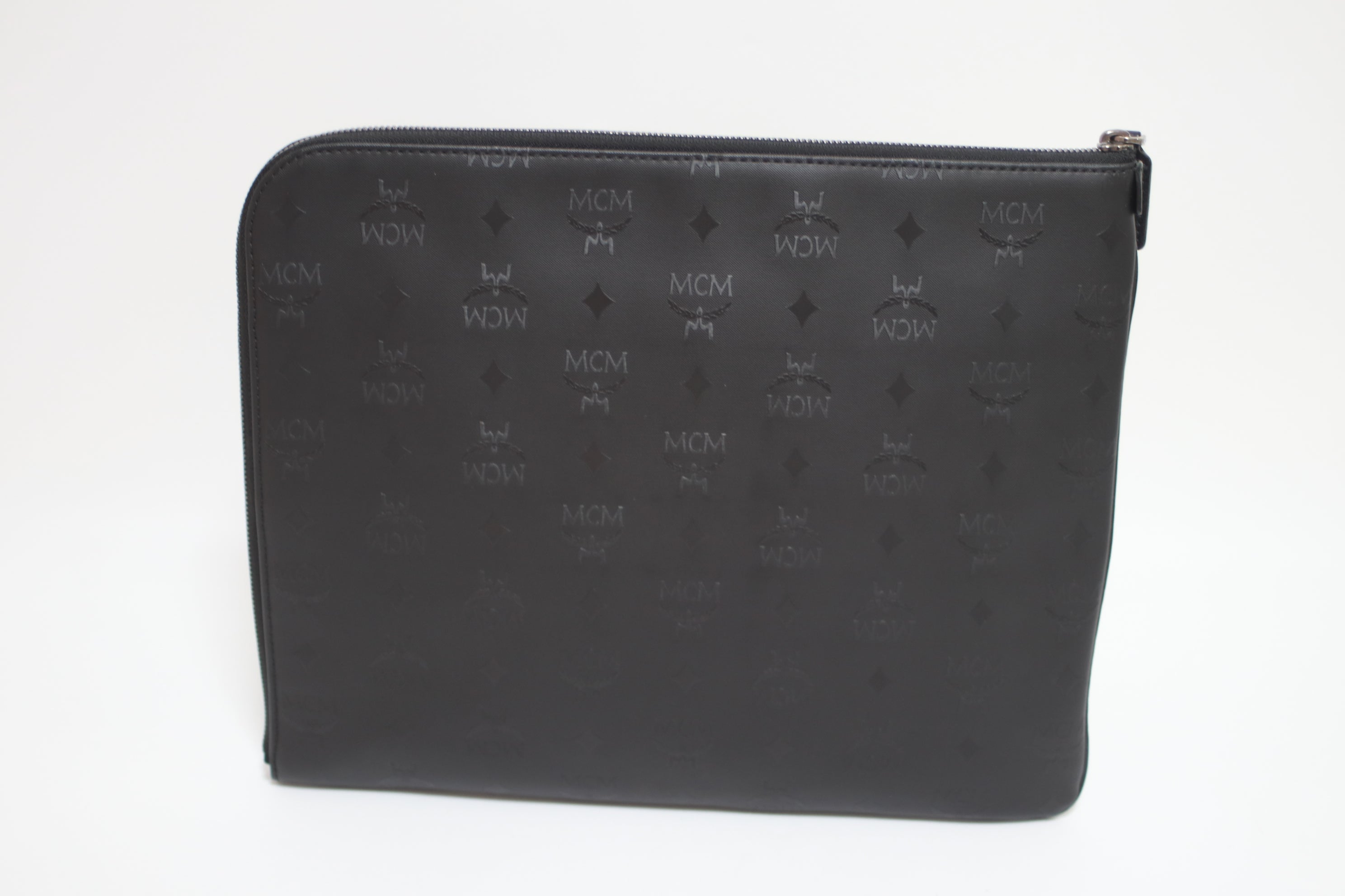 MCM Clutch Bag Black Used