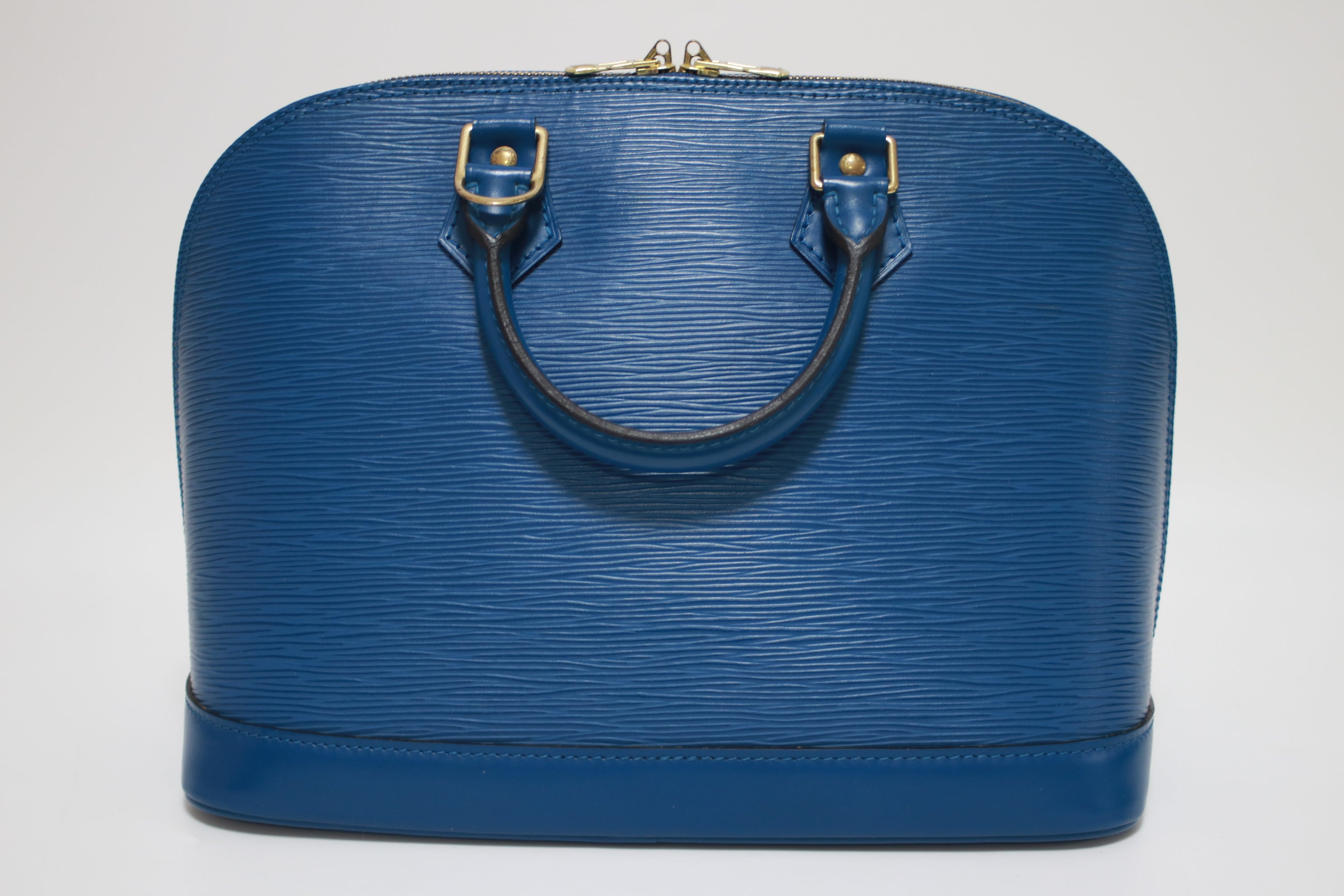 Louis Vuitton Alma PM Epi Blue Used (7692)