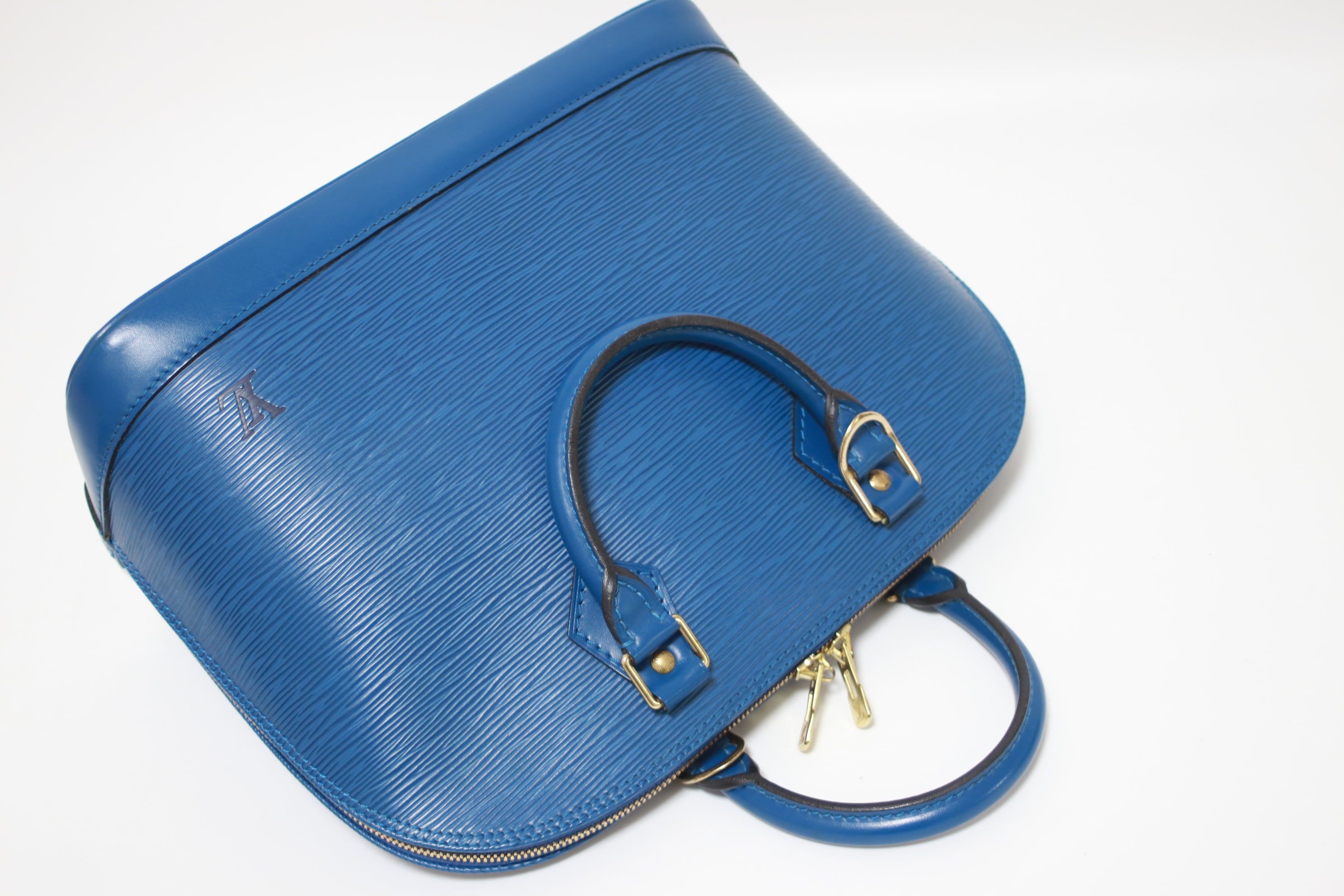 Louis Vuitton Alma PM Epi Blue Used (7692)