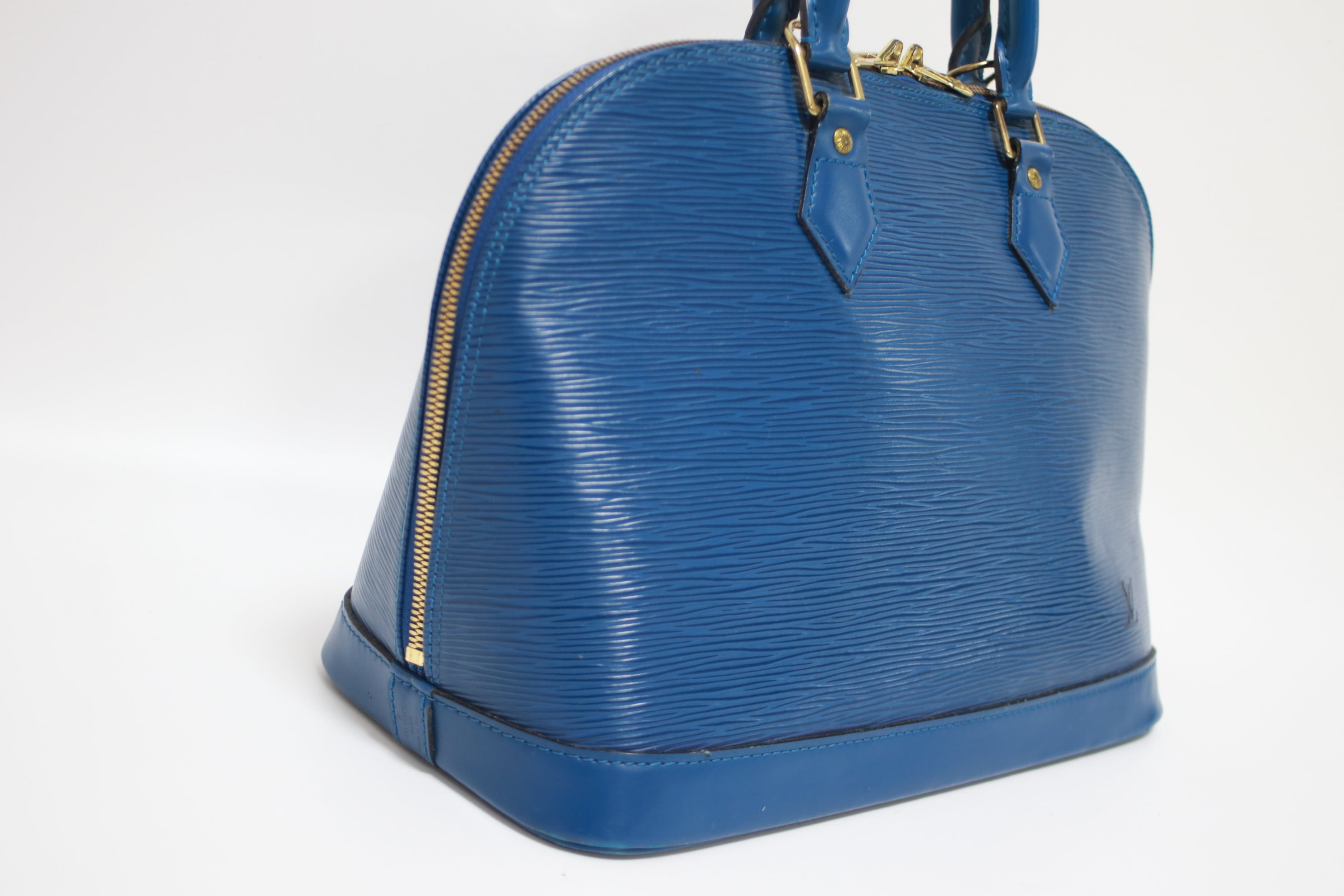 Louis Vuitton Alma Epi Blue Used (7744)