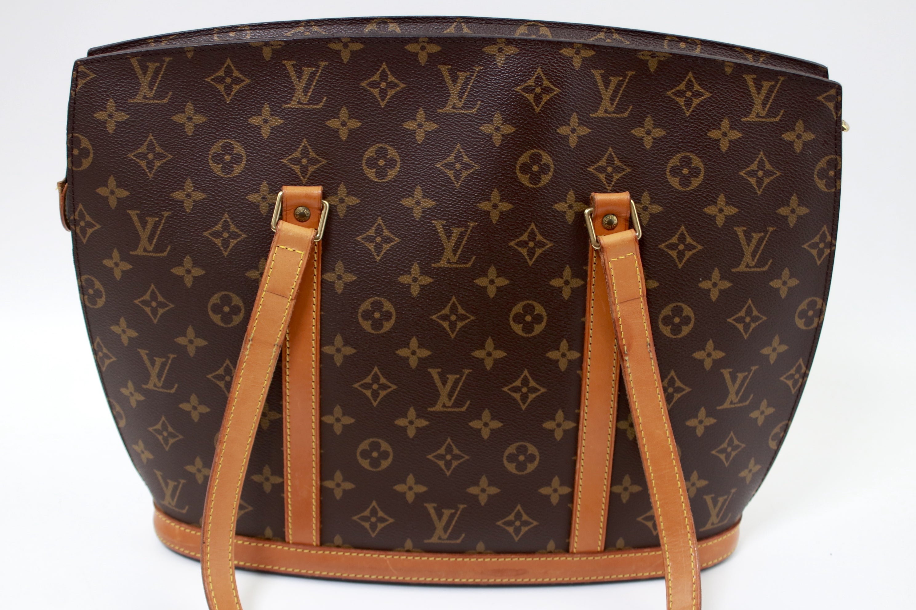 LOUIS VUITTON BABYLONE Shoulder Bag Monogram Leather Brown France
