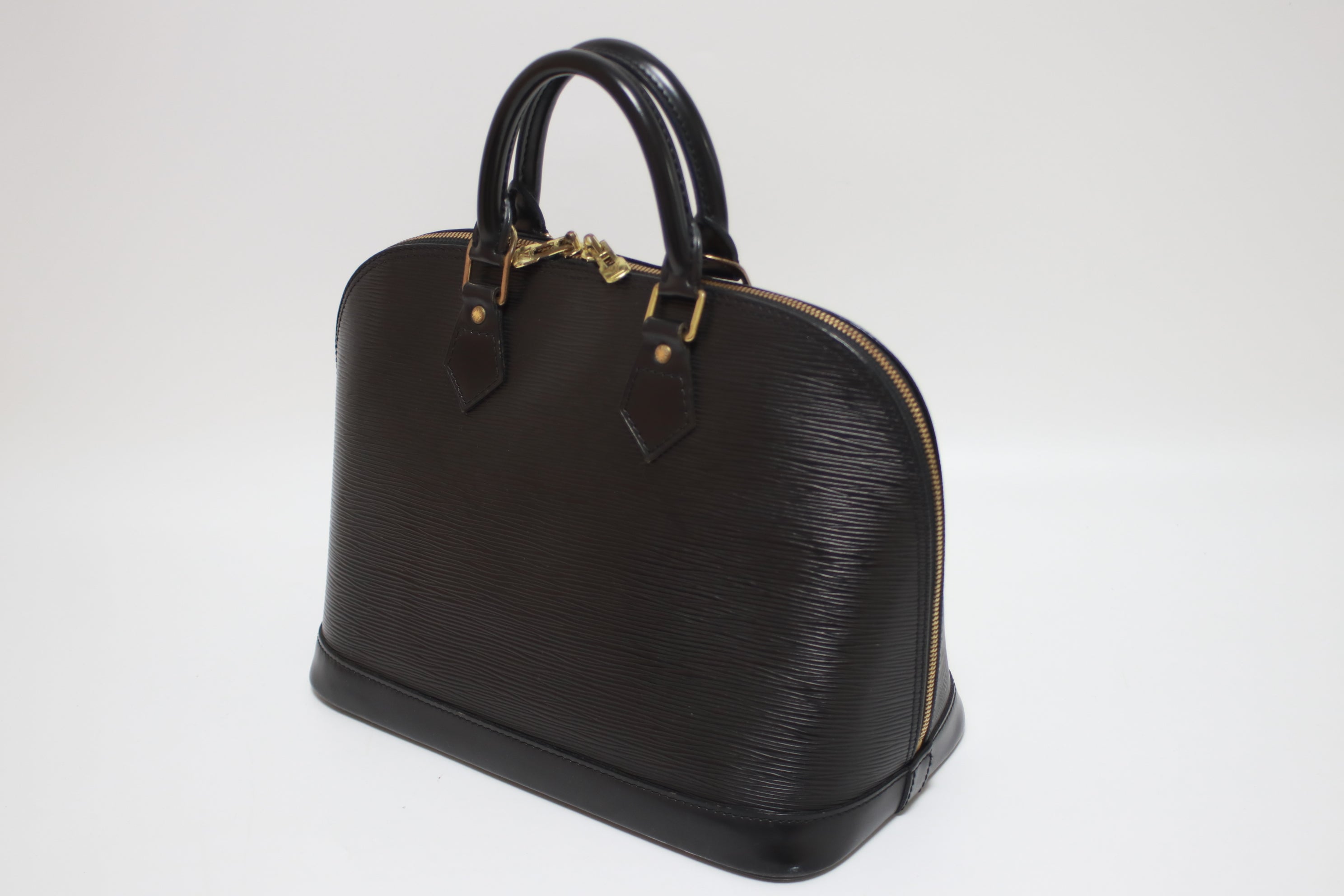 Louis Vuitton Alma PM Epi Black Handbag (7595)