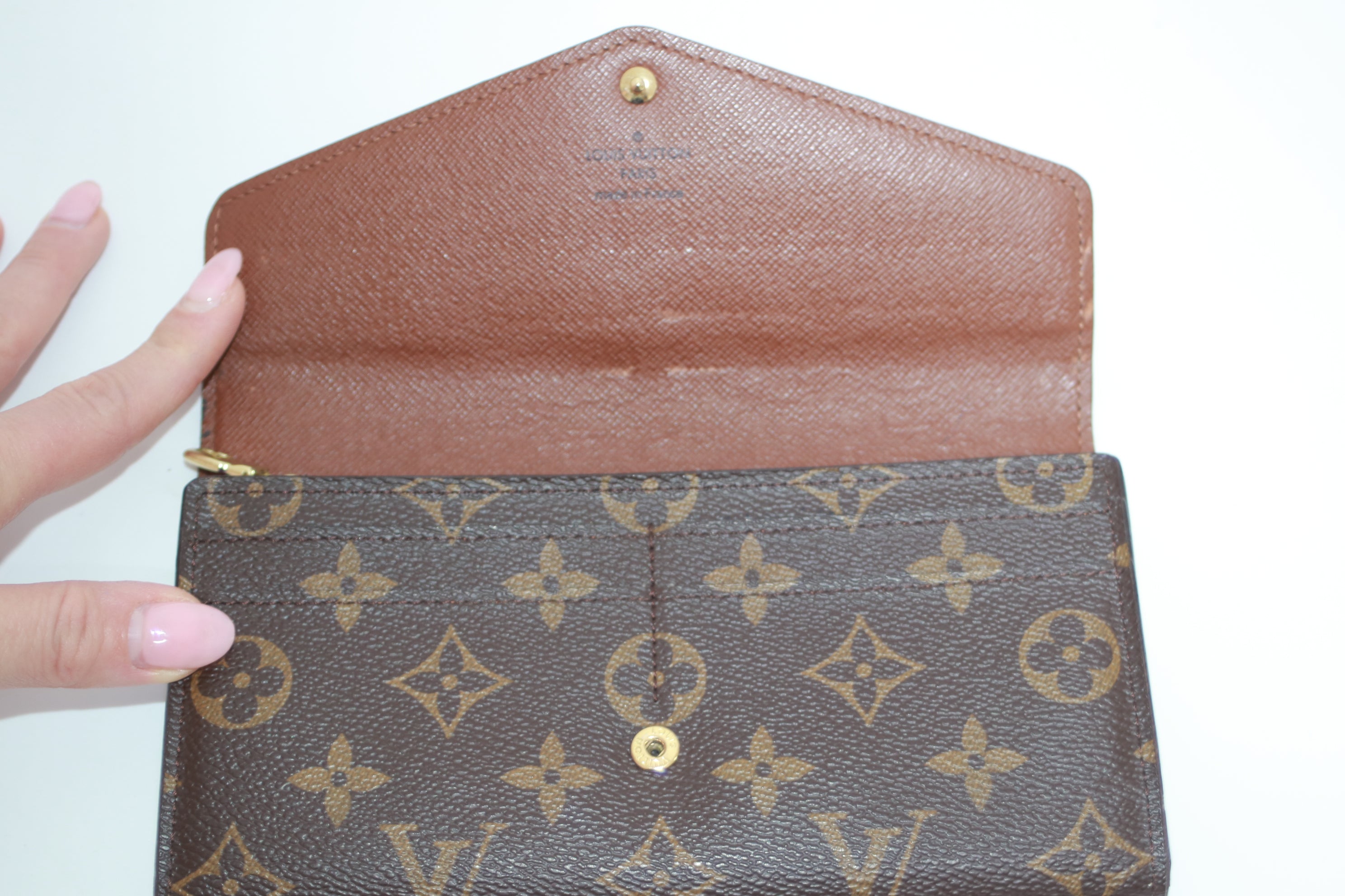 Louis Vuitton Sarah Wallet New Model Used